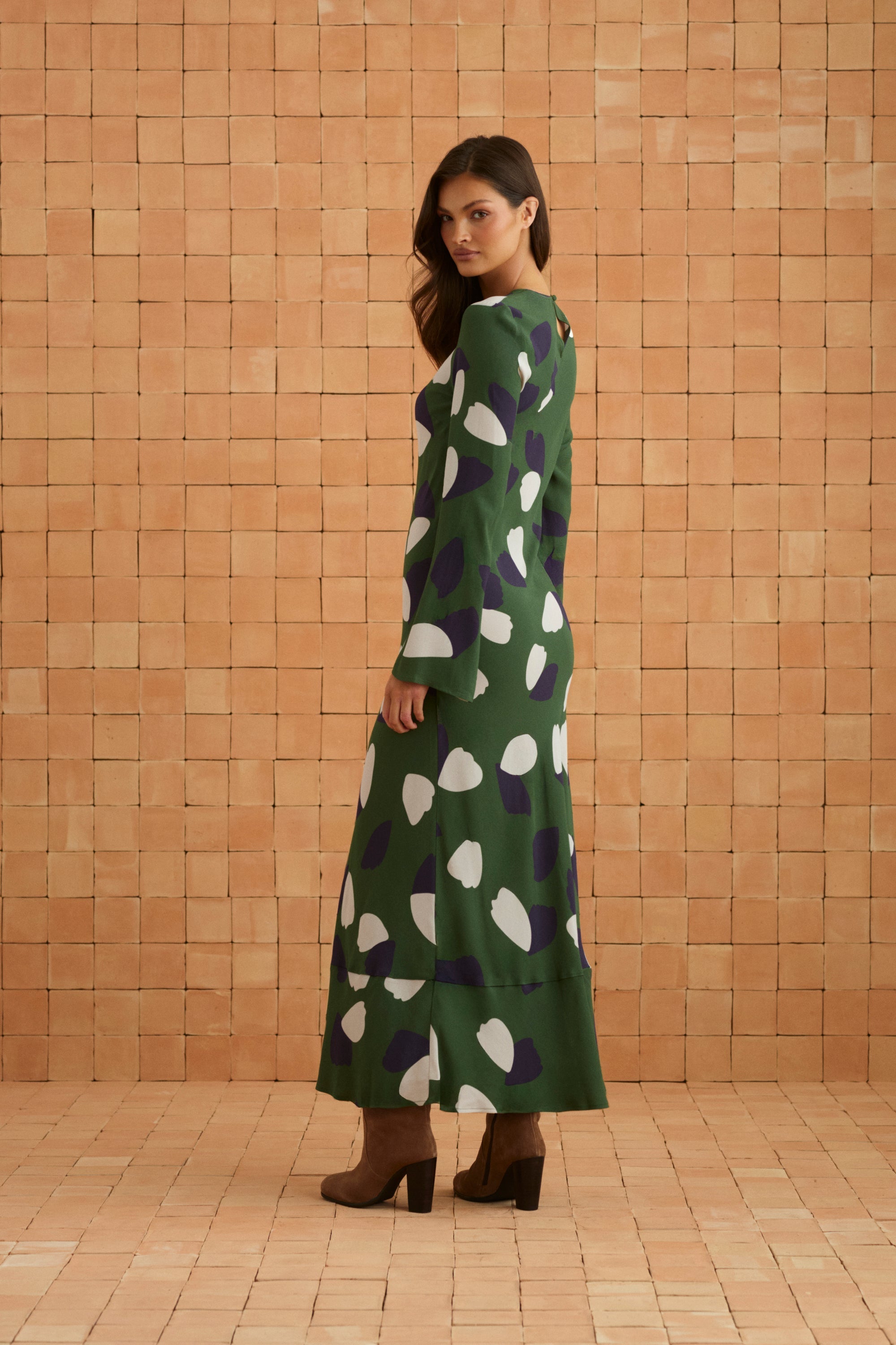 Anouk Dress In Verbena