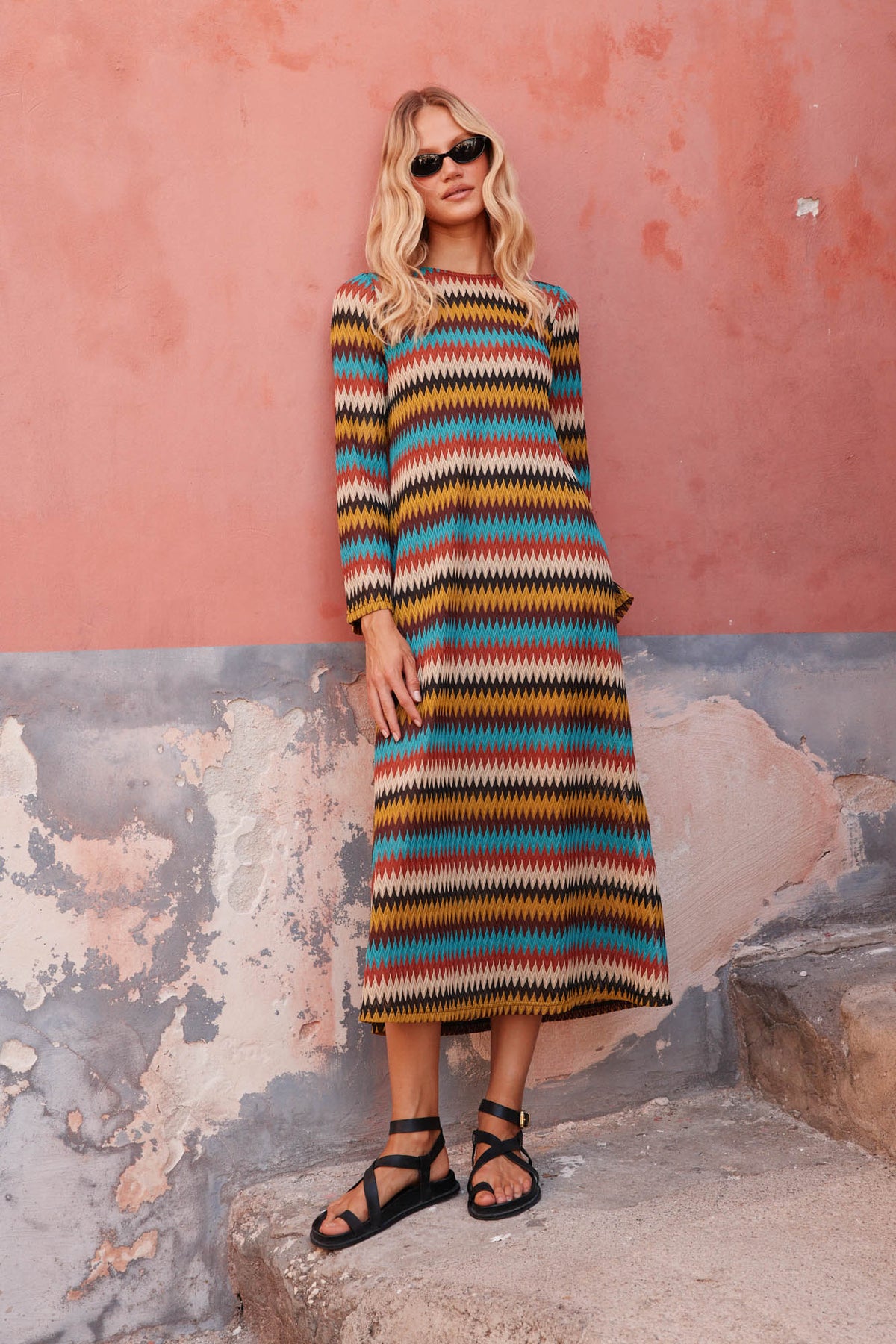 Autumn Dress In Daisy Jones