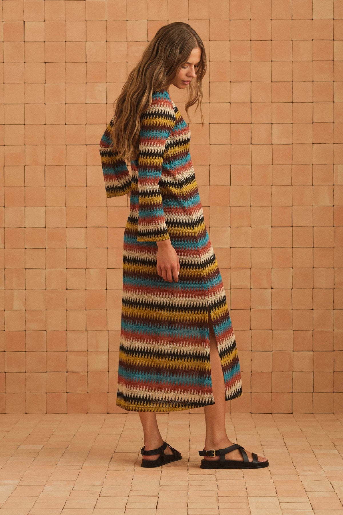 Autumn Dress In Daisy Jones