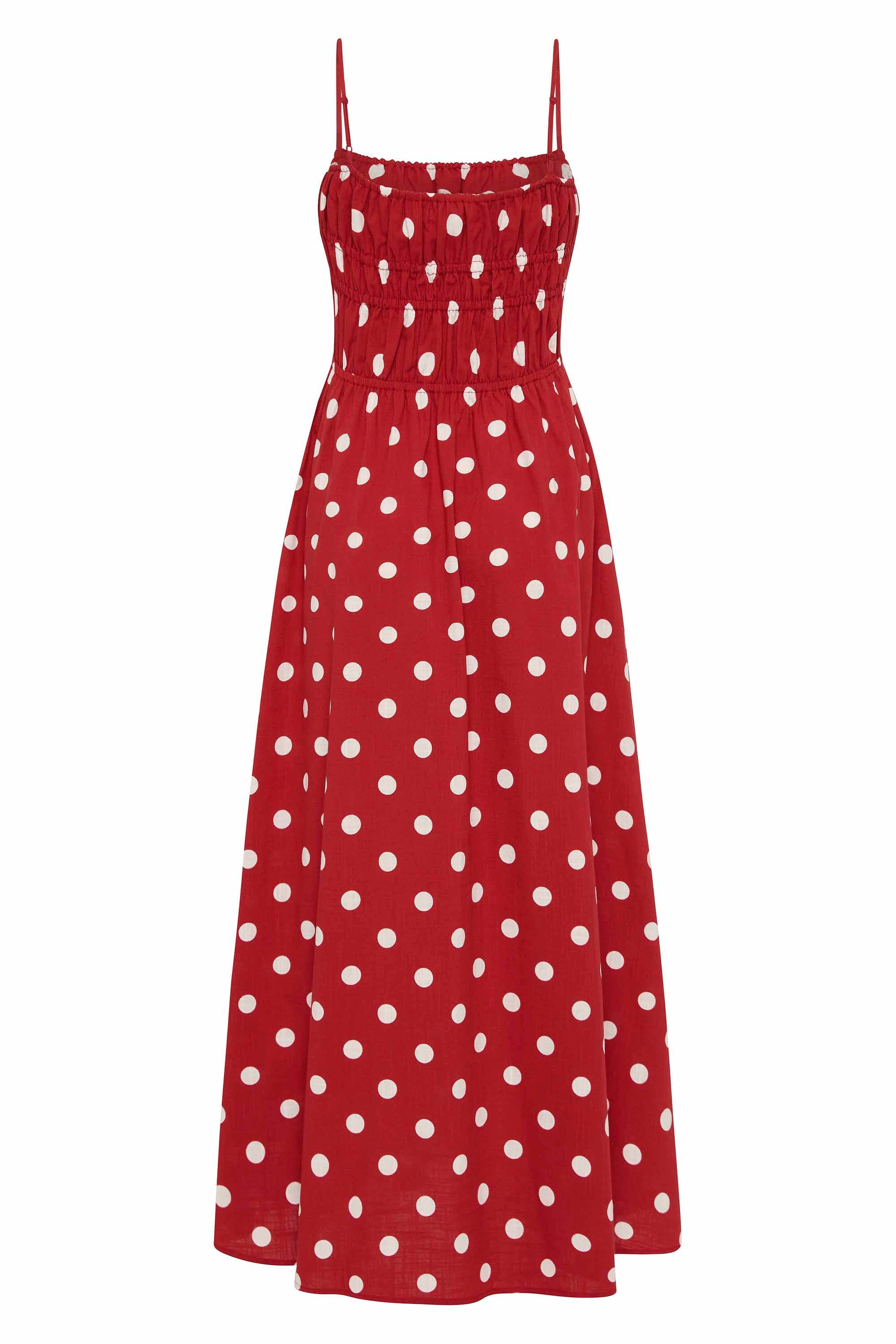 Gigi Dress In Chili