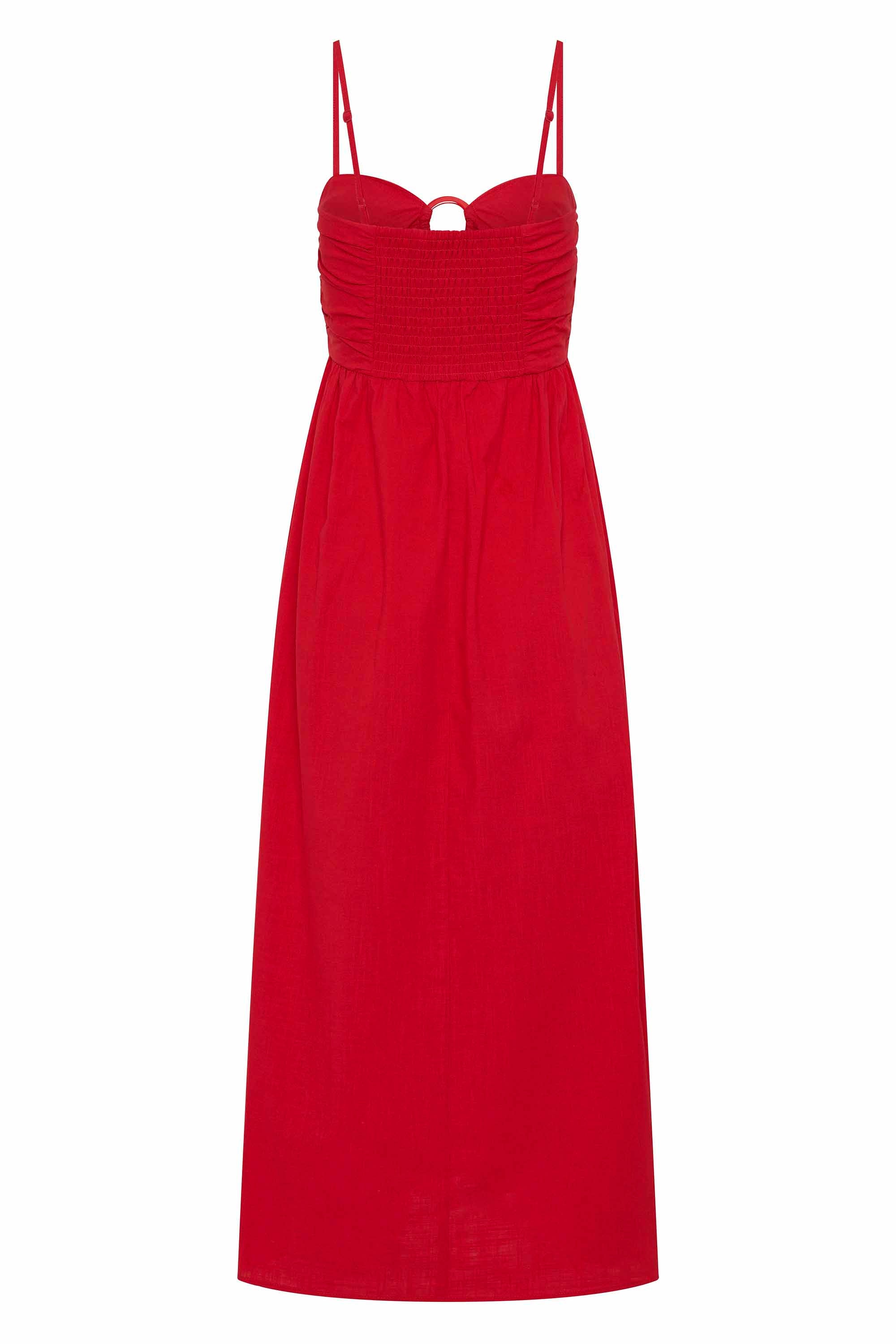 Hula Dress In Poppy