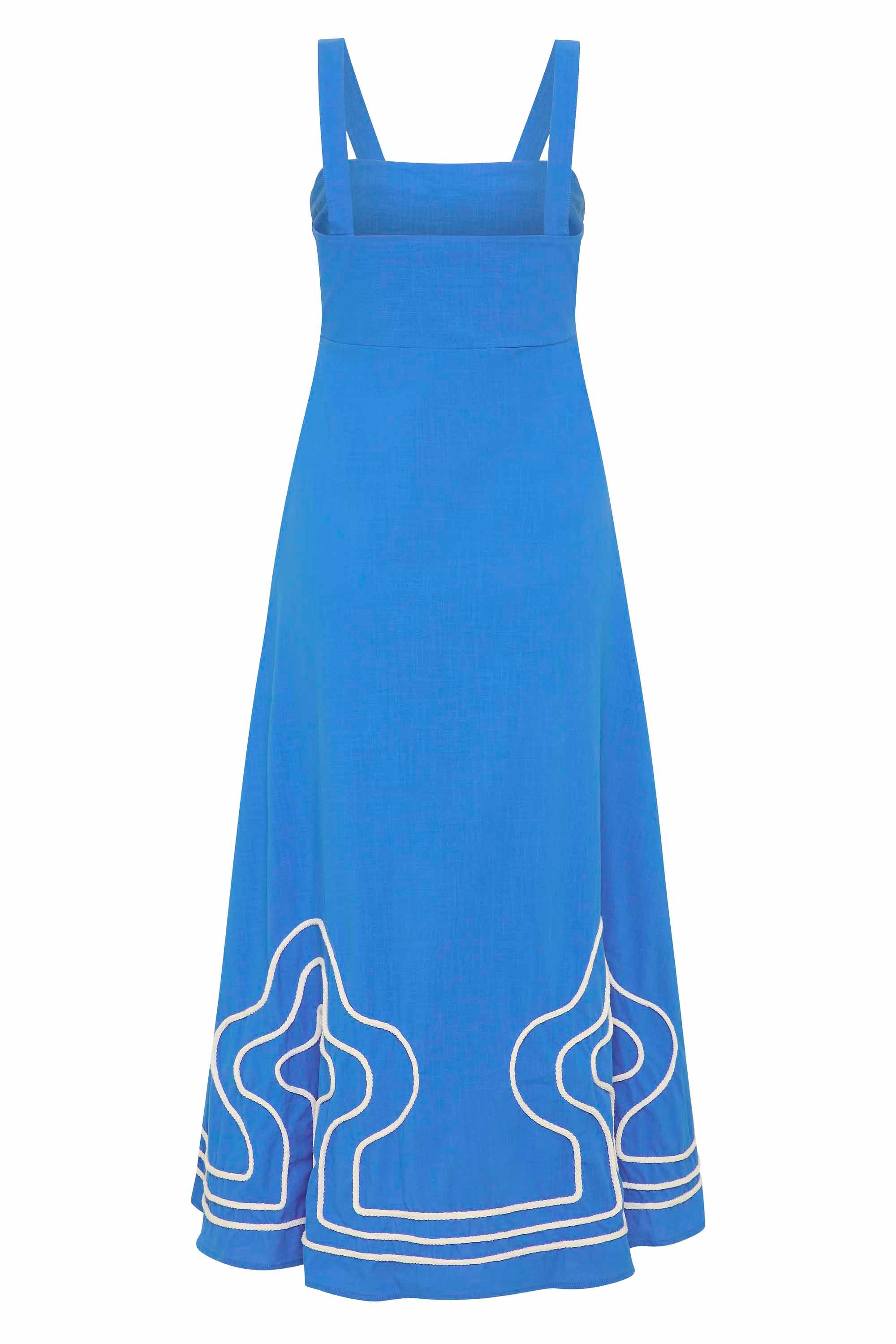 Iris Dress In Blu