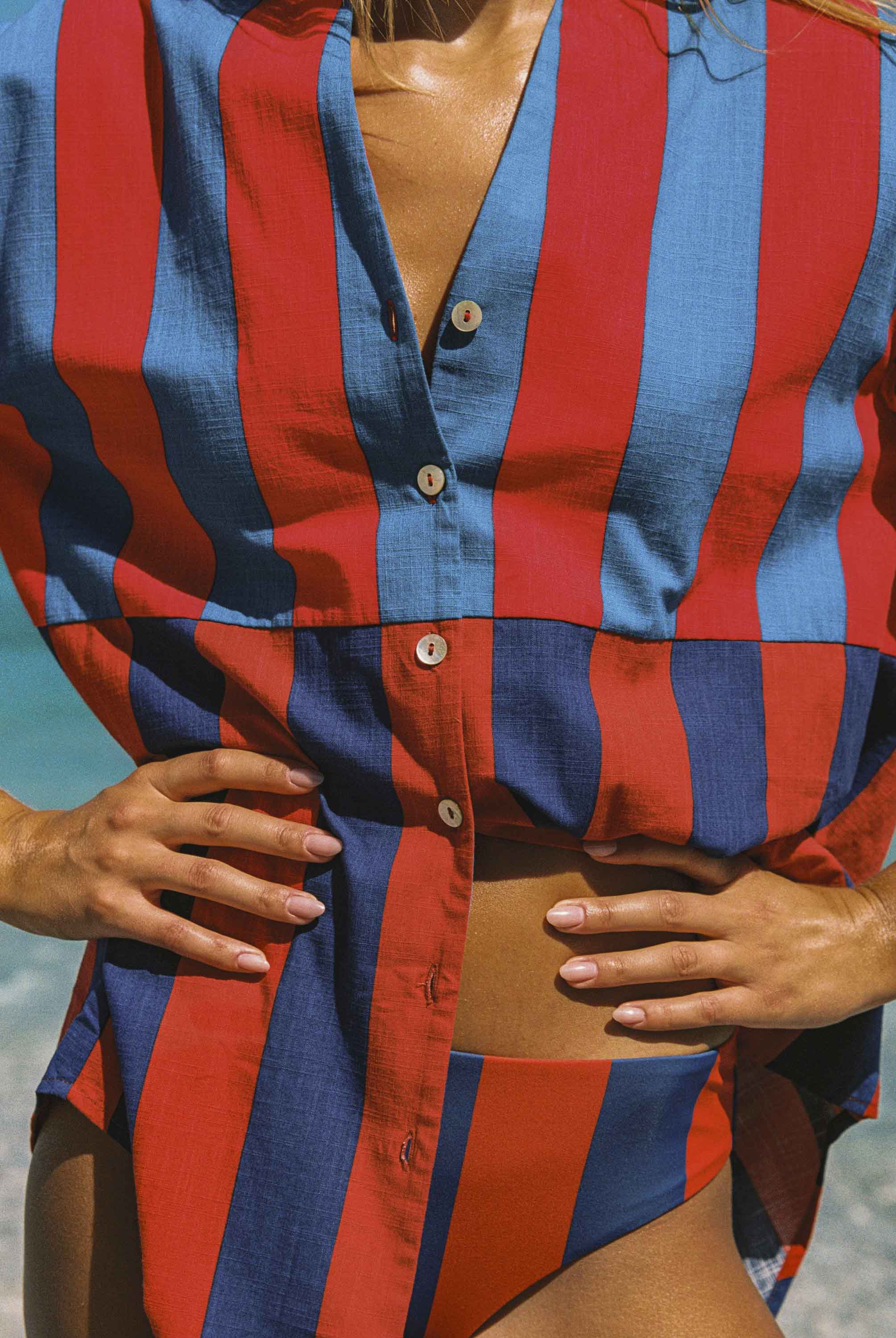 Beach Shirt In Horizon