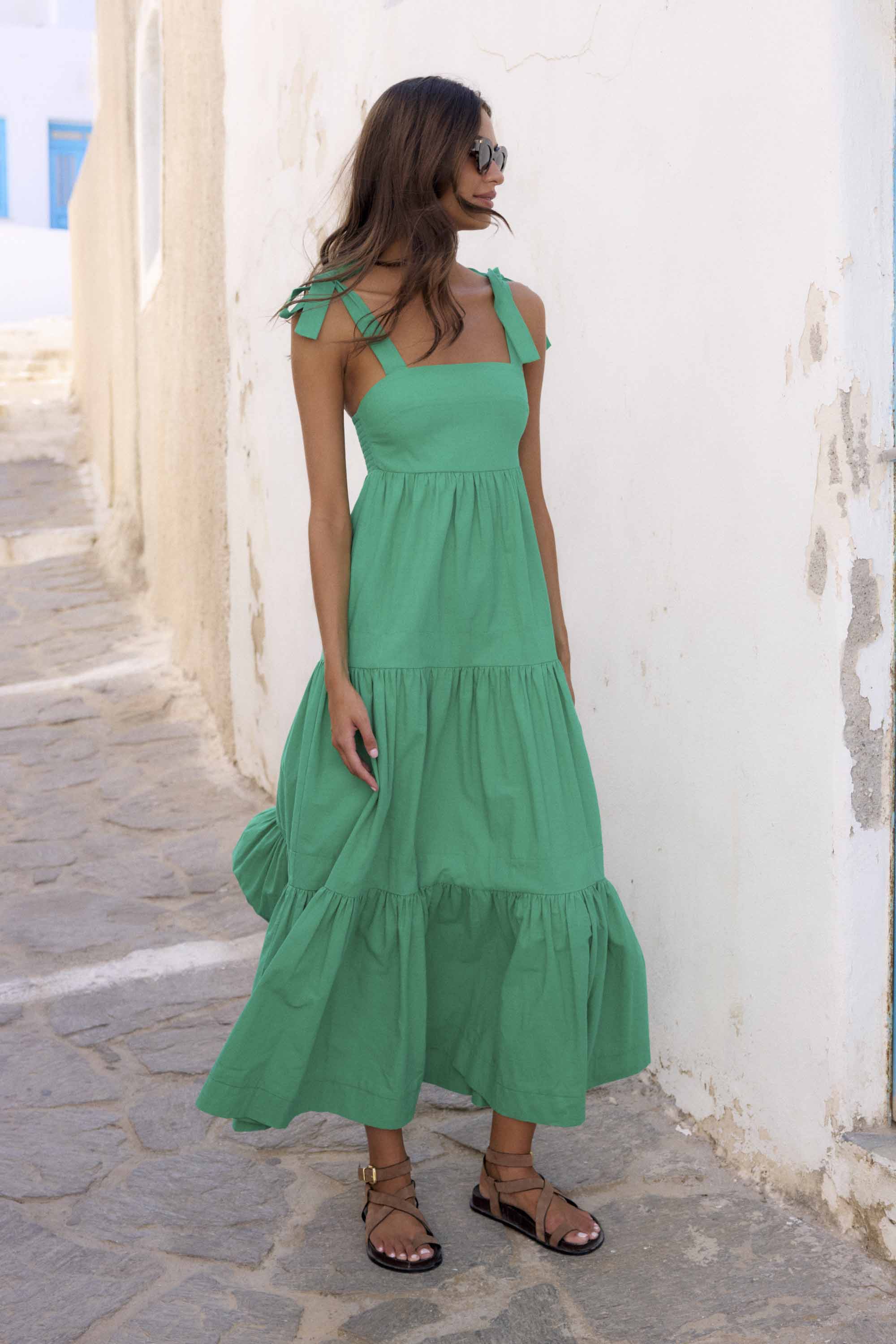 Bella Dress In Verde