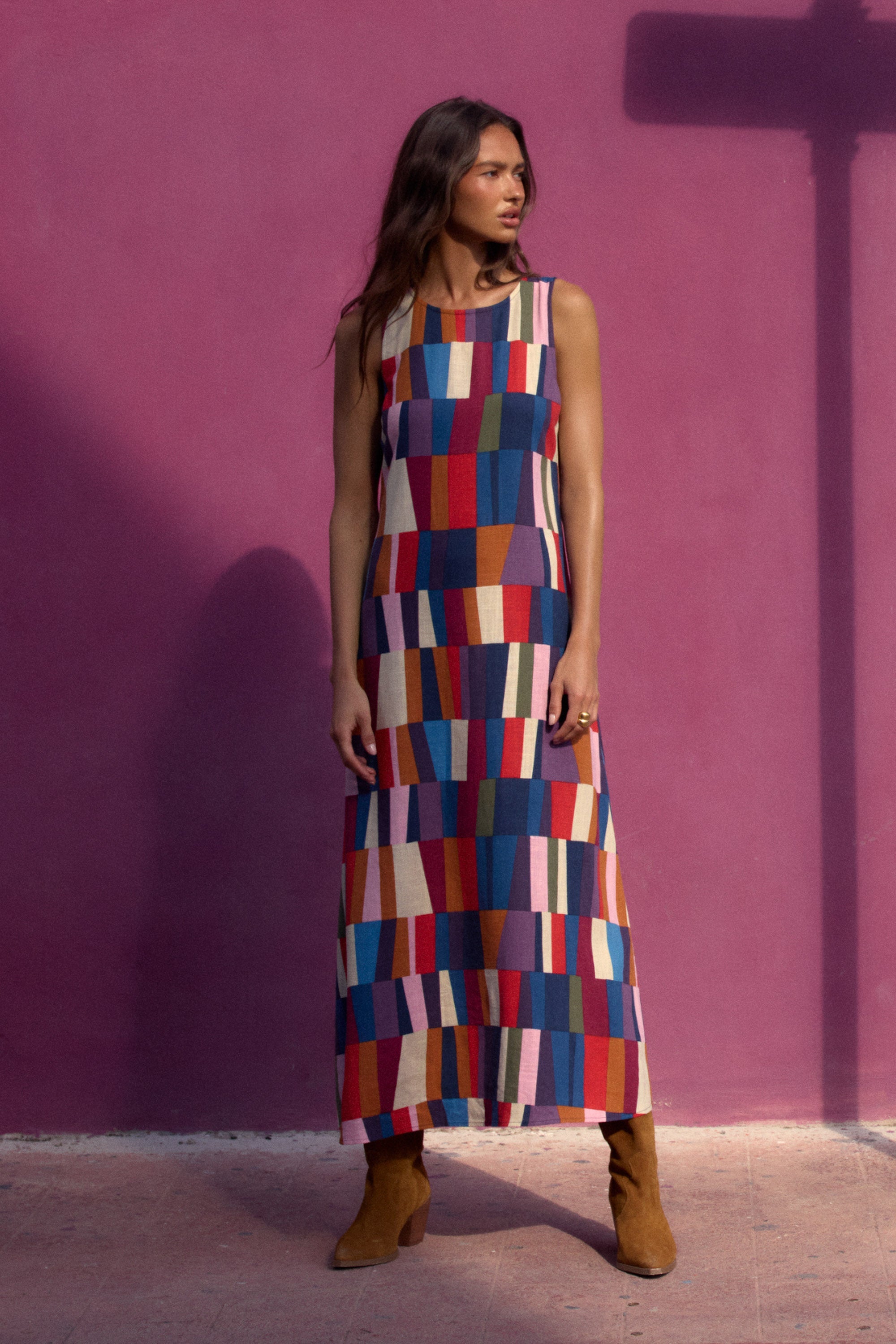 Binnie Dress In Forget Me Not