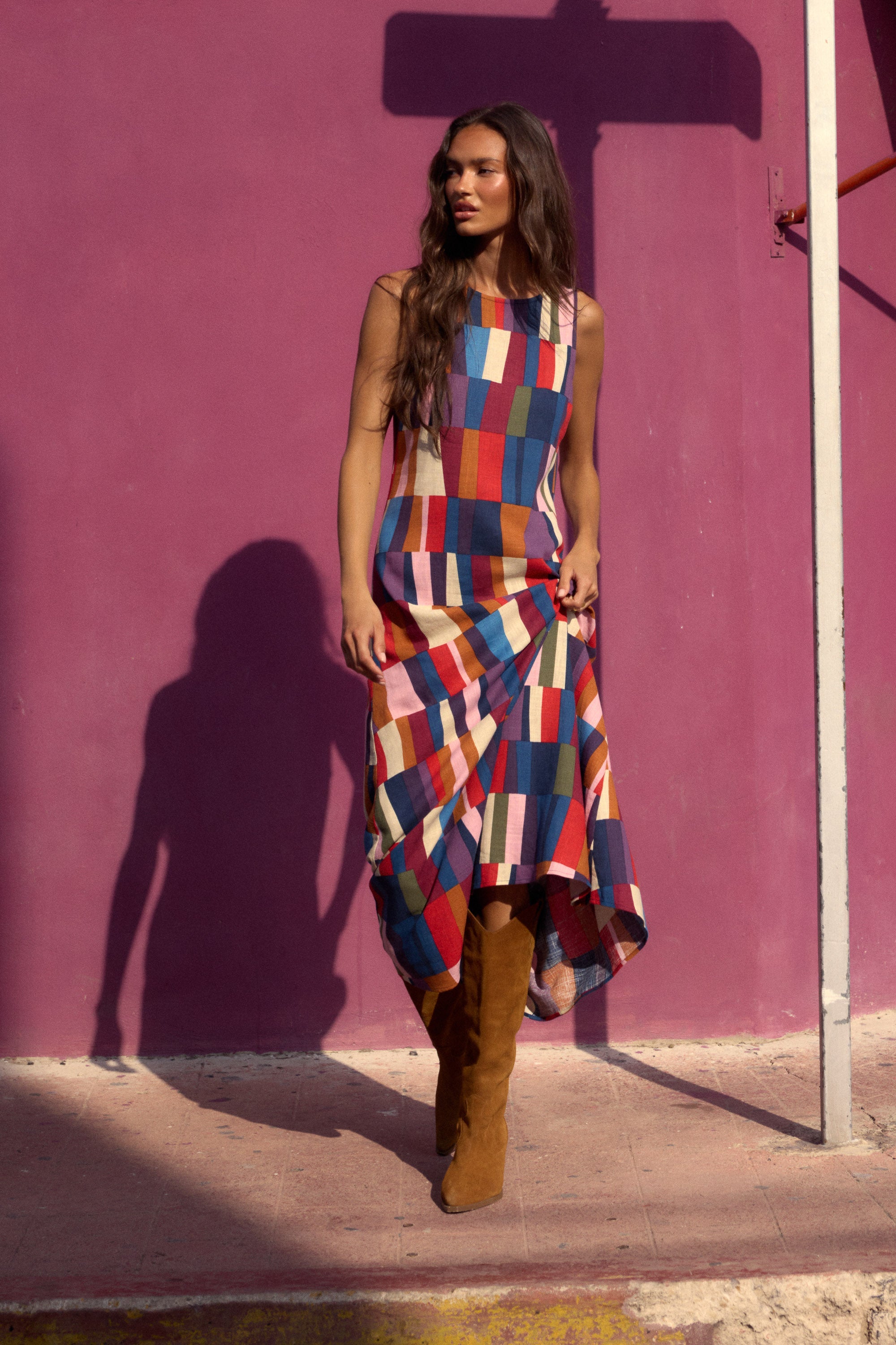 Binnie Dress In Forget Me Not