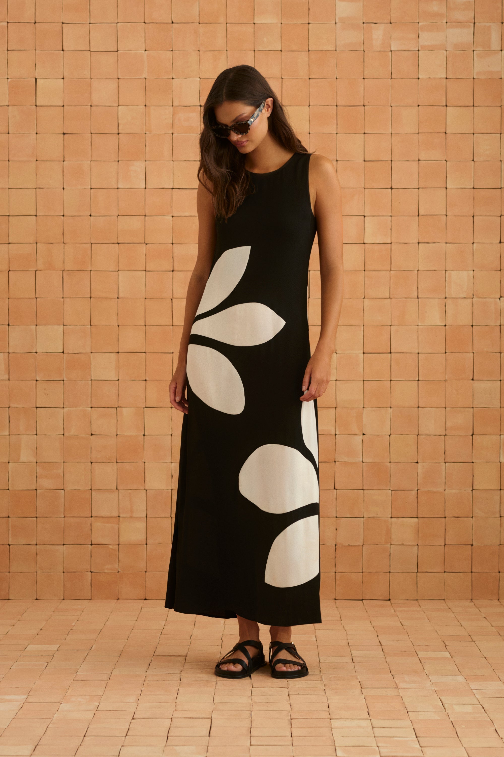 Binnie Dress In Gazamia Blanco