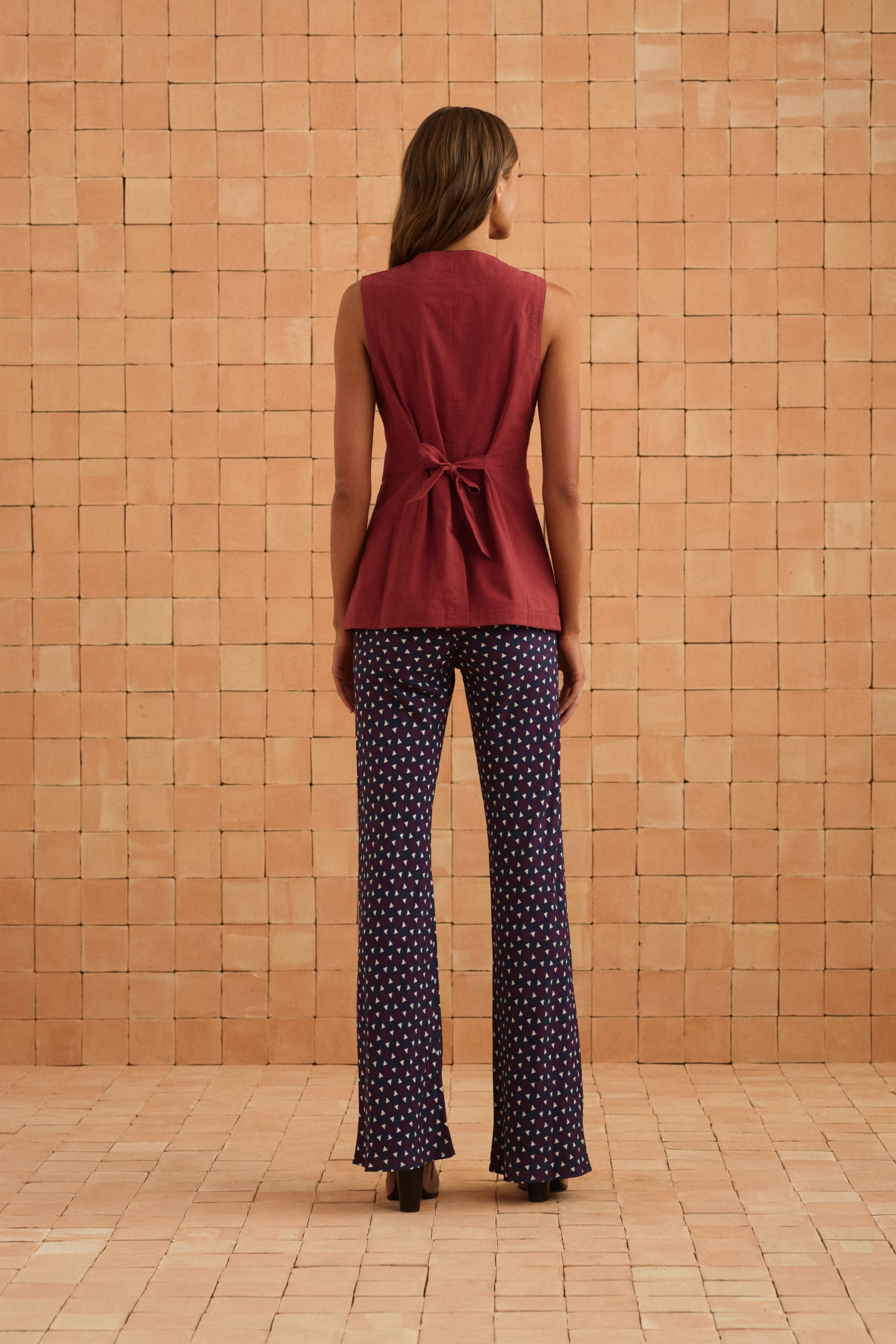 Briar Top In Sangria