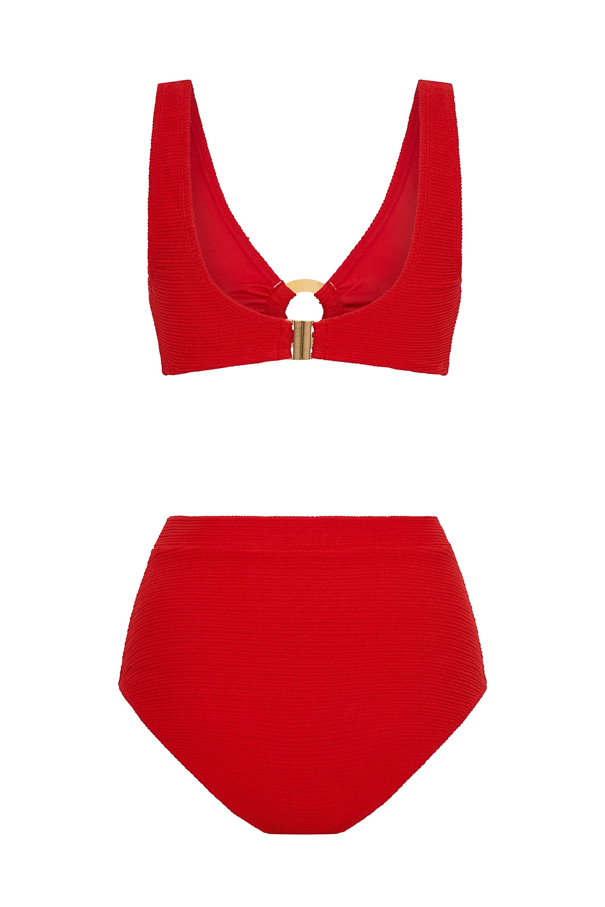 Bunny High Waist Bikini In Poppy