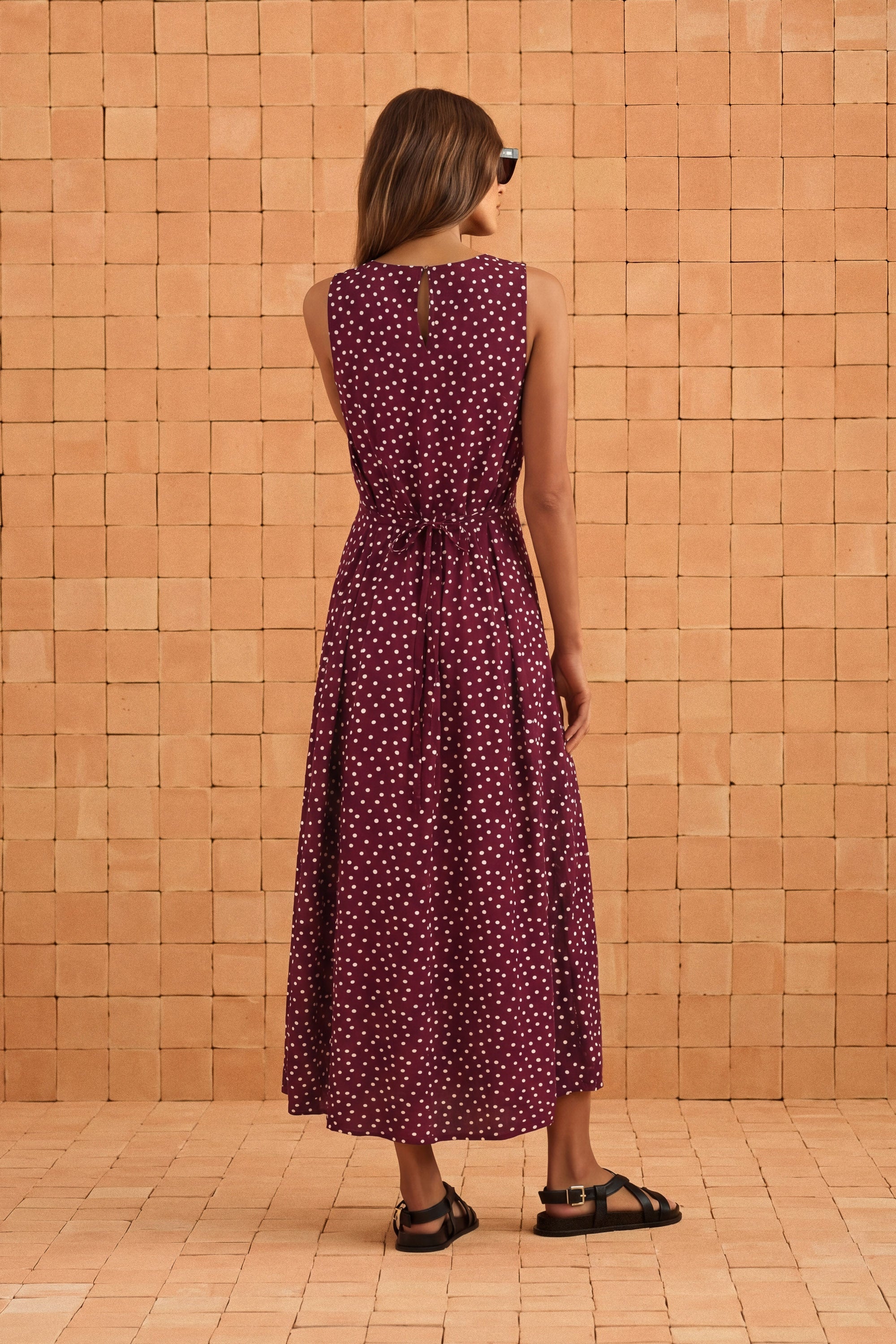 Candy Midi Dress In Dusty