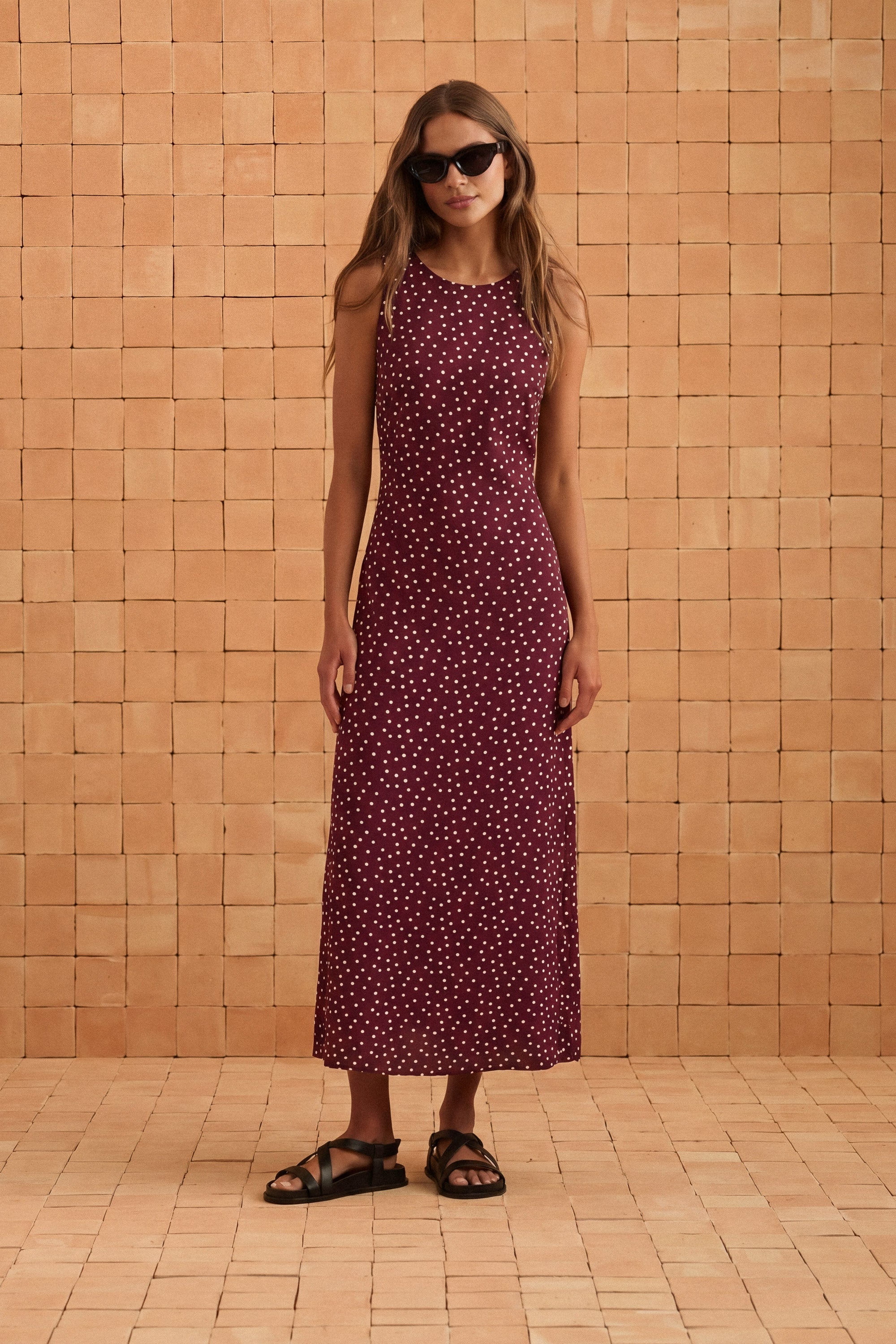 Candy Midi Dress In Dusty
