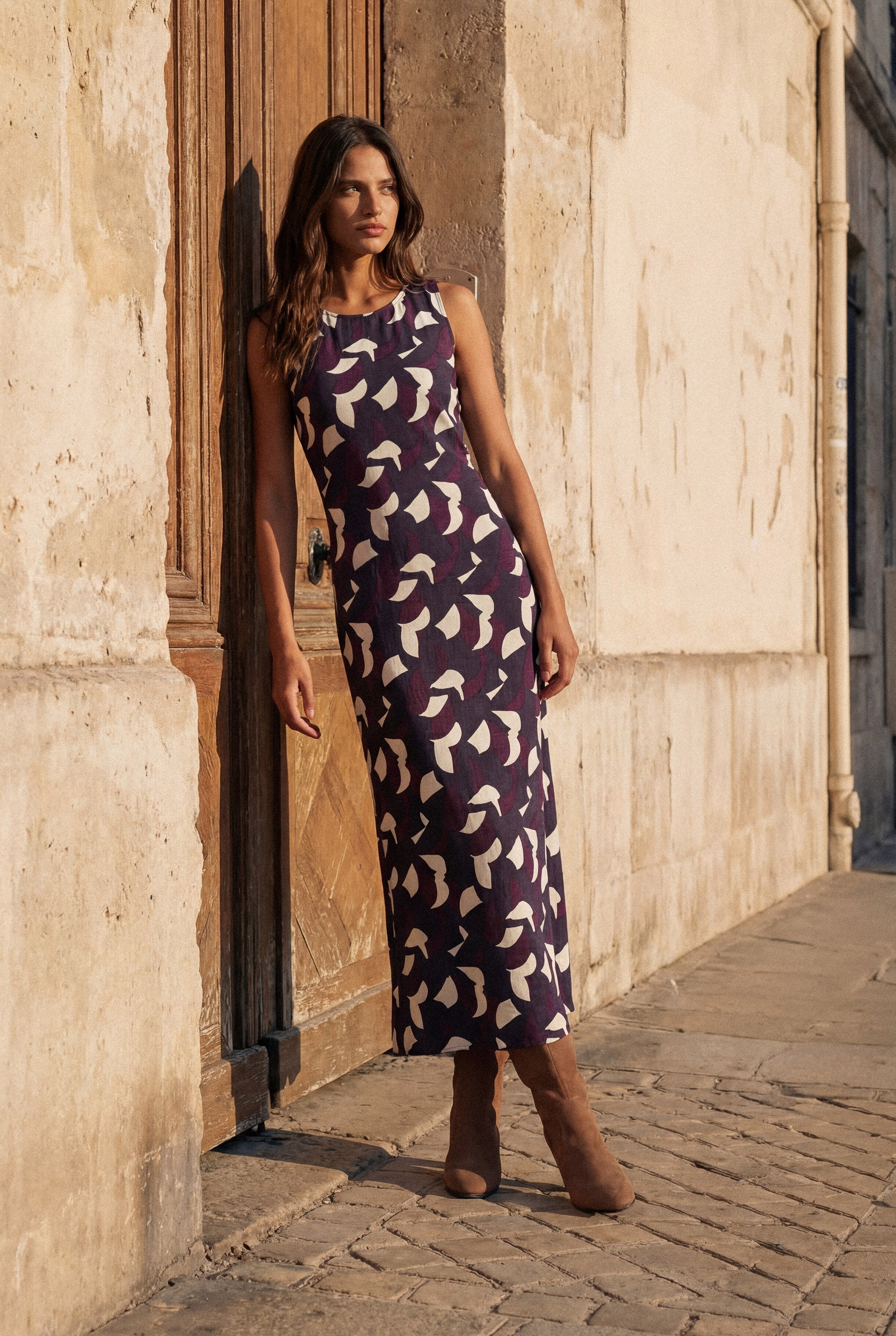 Candy Midi Dress In Hosta