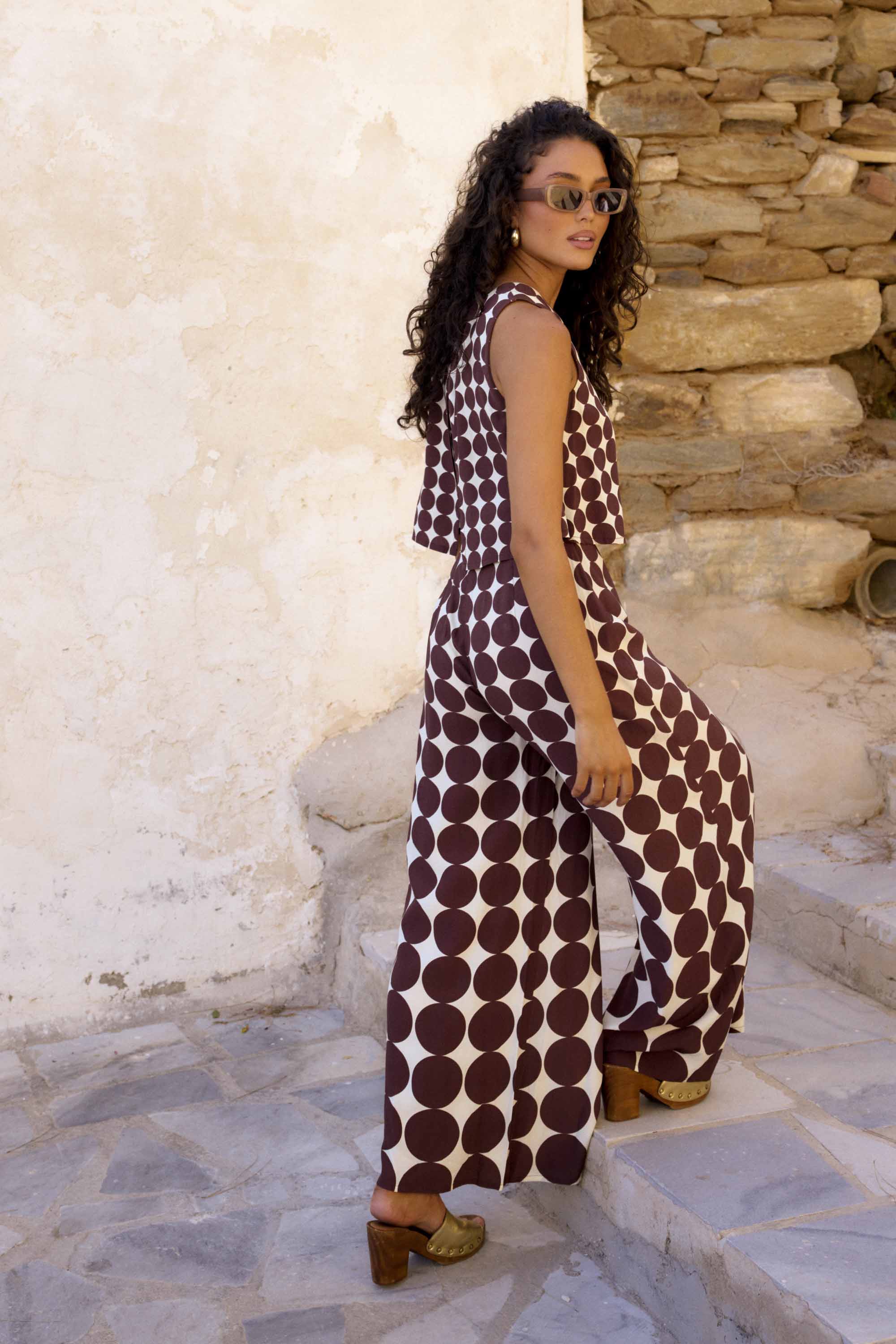 Charlie Romper In Cocoa