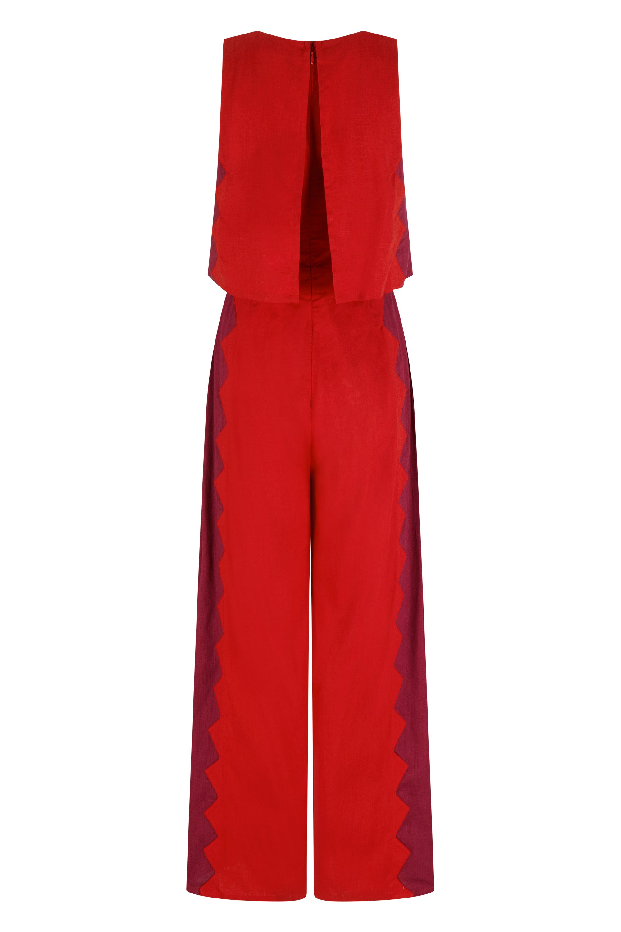 Charlie Romper In Foxglove Rosa