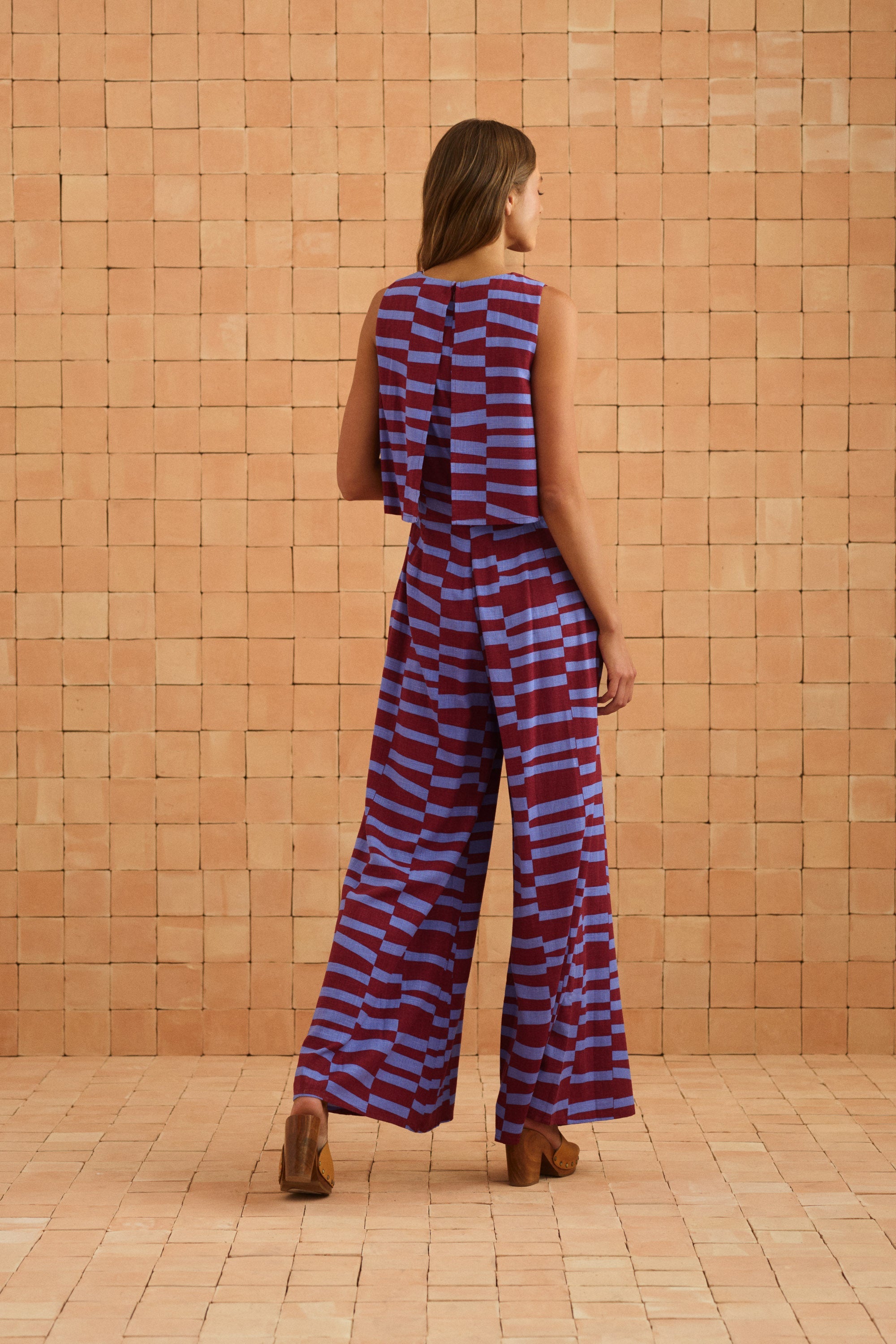Charlie Romper In Sea Holly