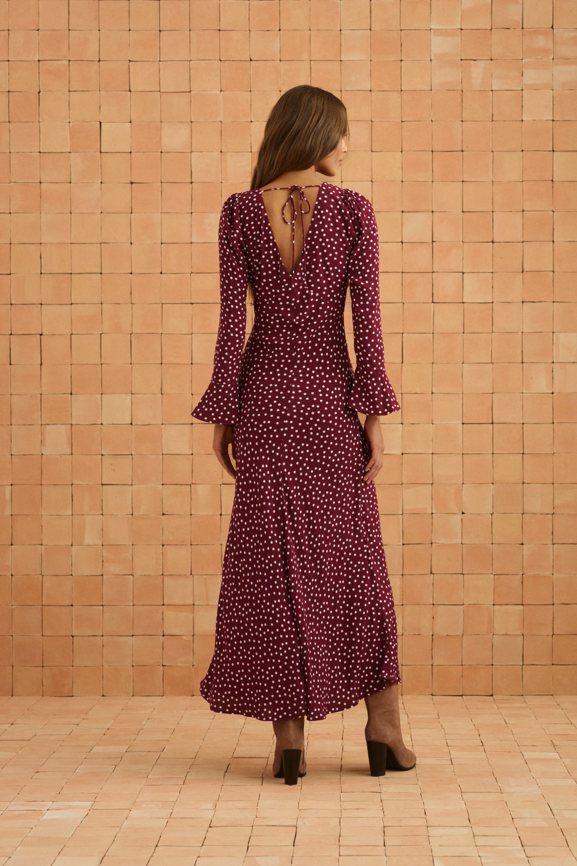 Charlotte Dress In Dusty