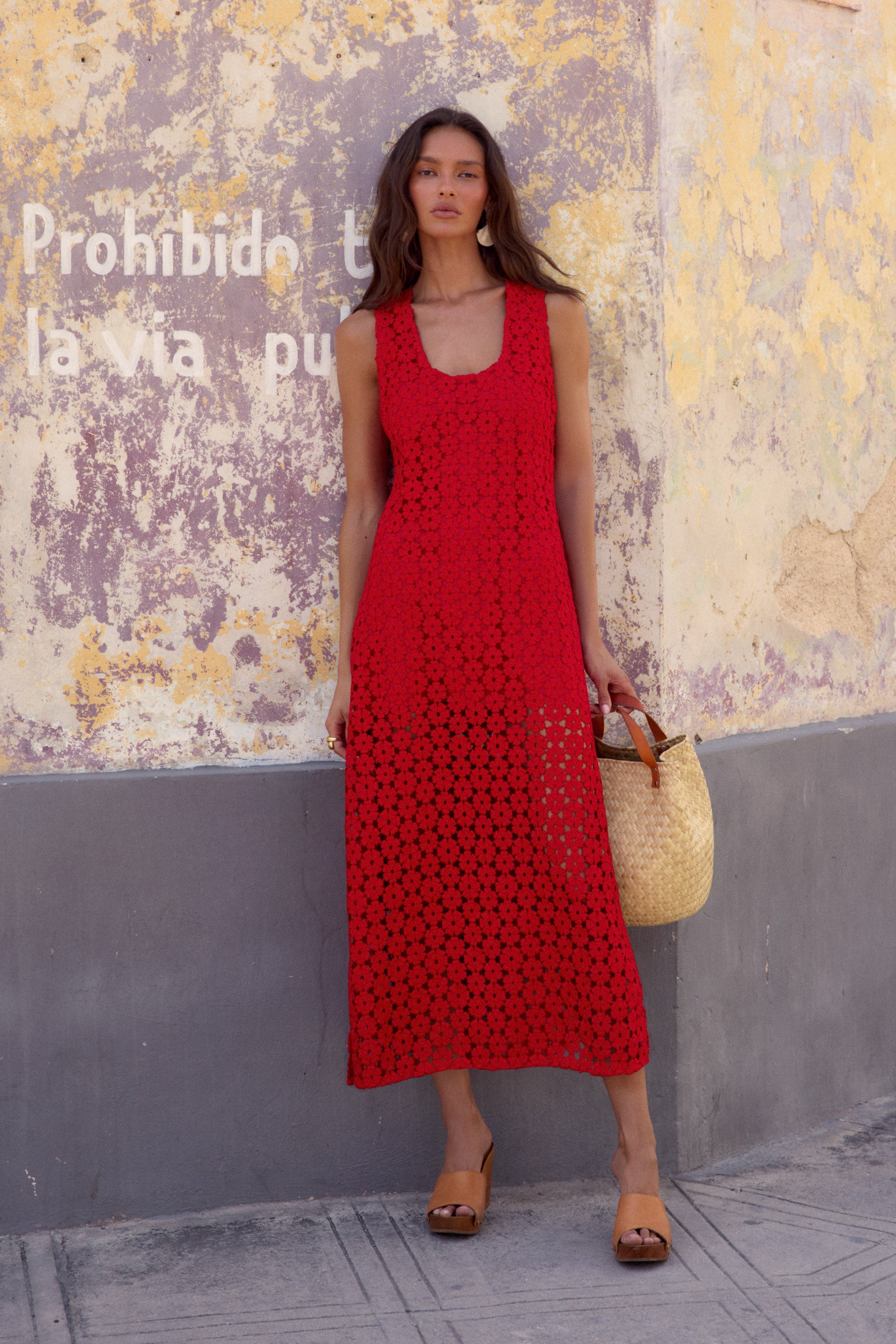Courtney Dress In Poppy Flower