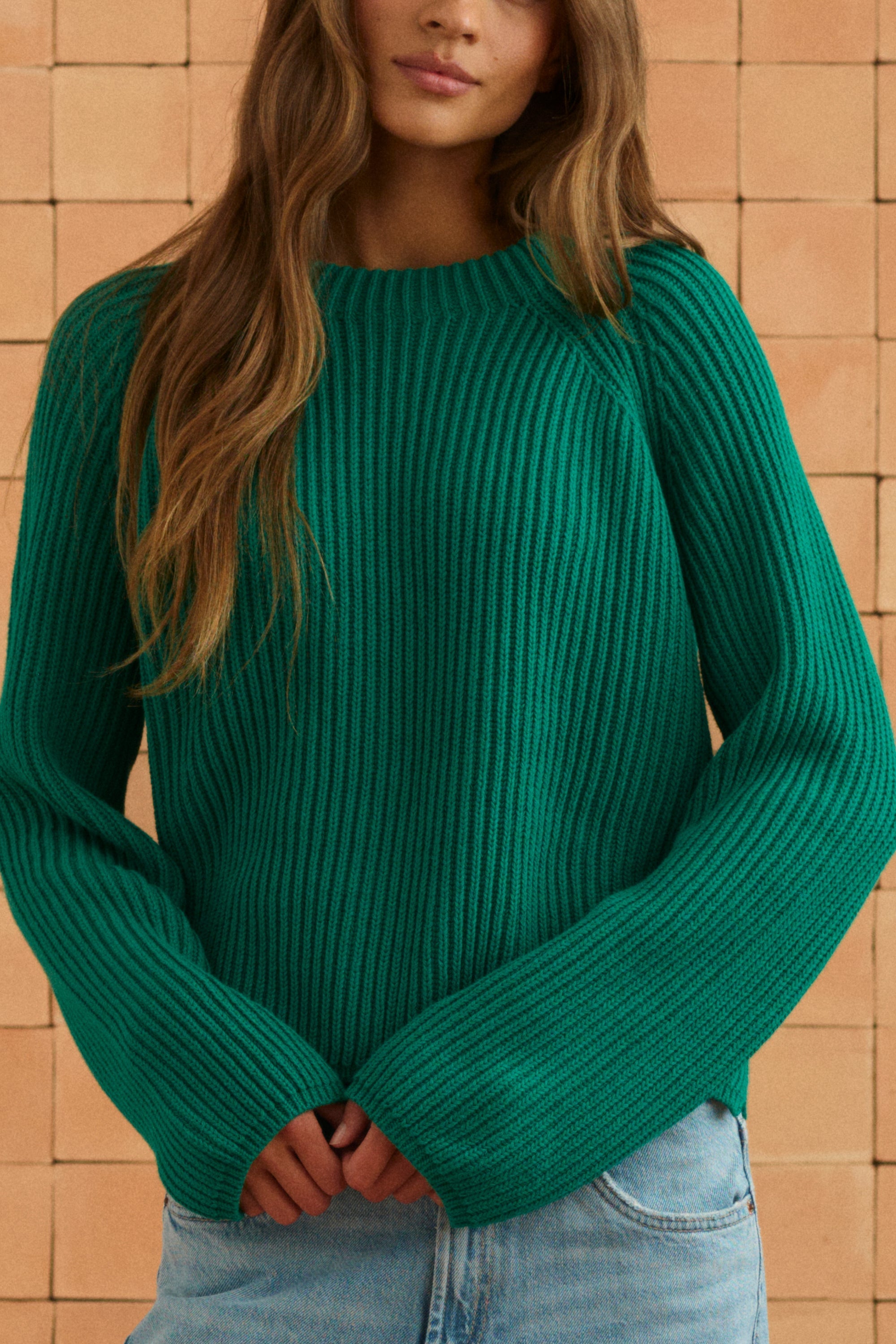 Gemma Sweater In Jade