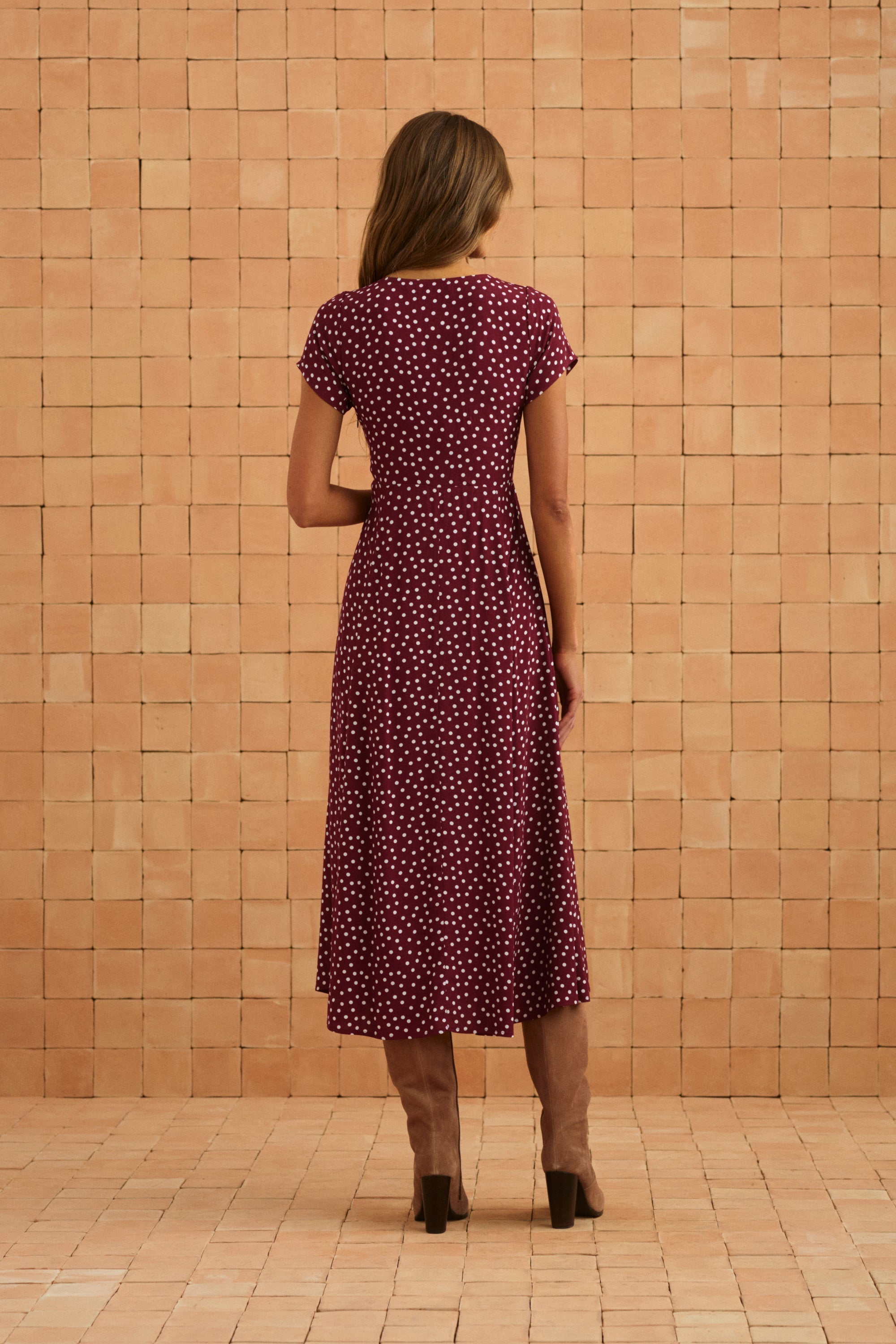 Elani Dress In Dusty