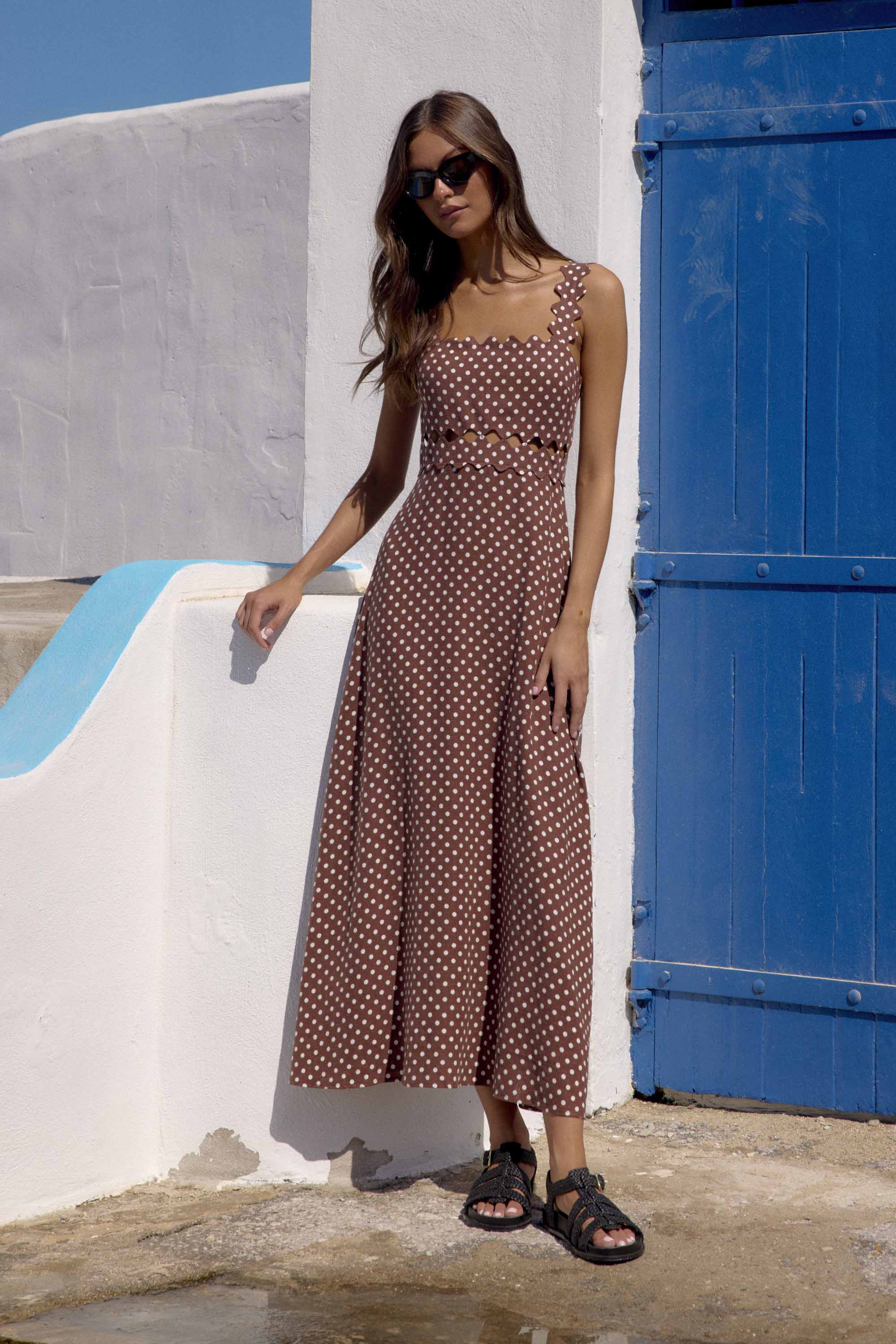 Evelyn Dress In Sokolata