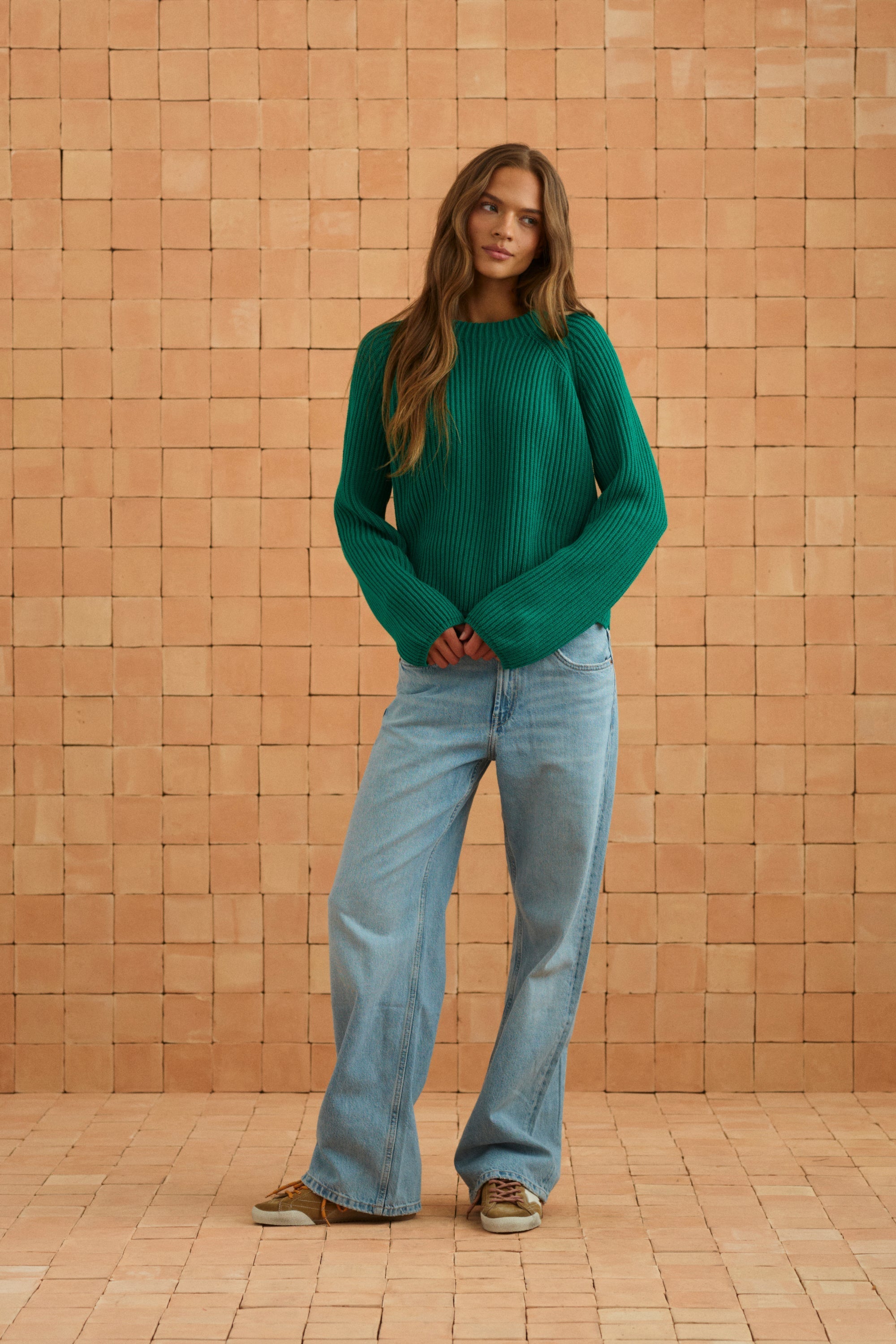 Gemma Sweater In Jade