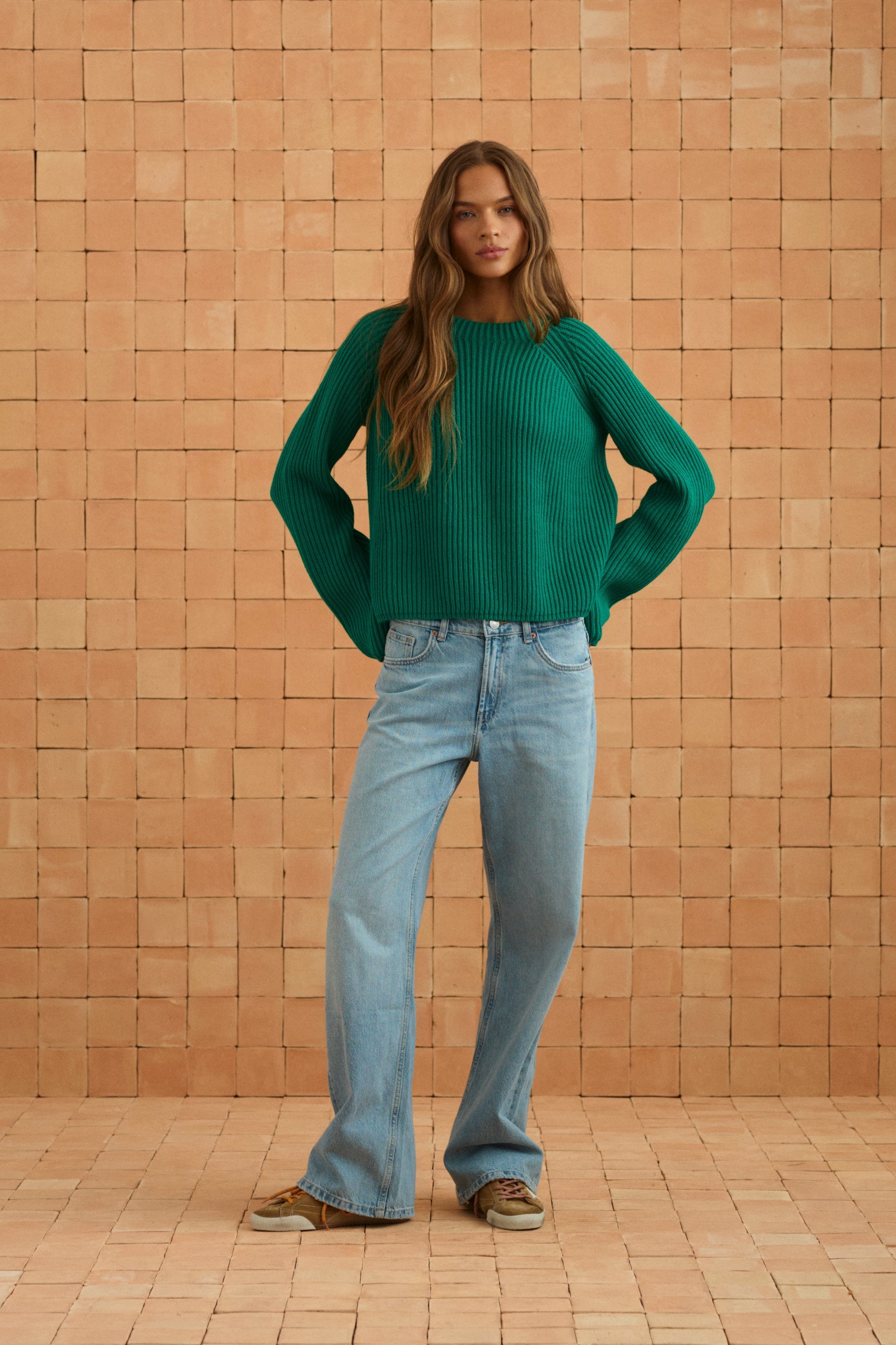 Gemma Sweater In Jade
