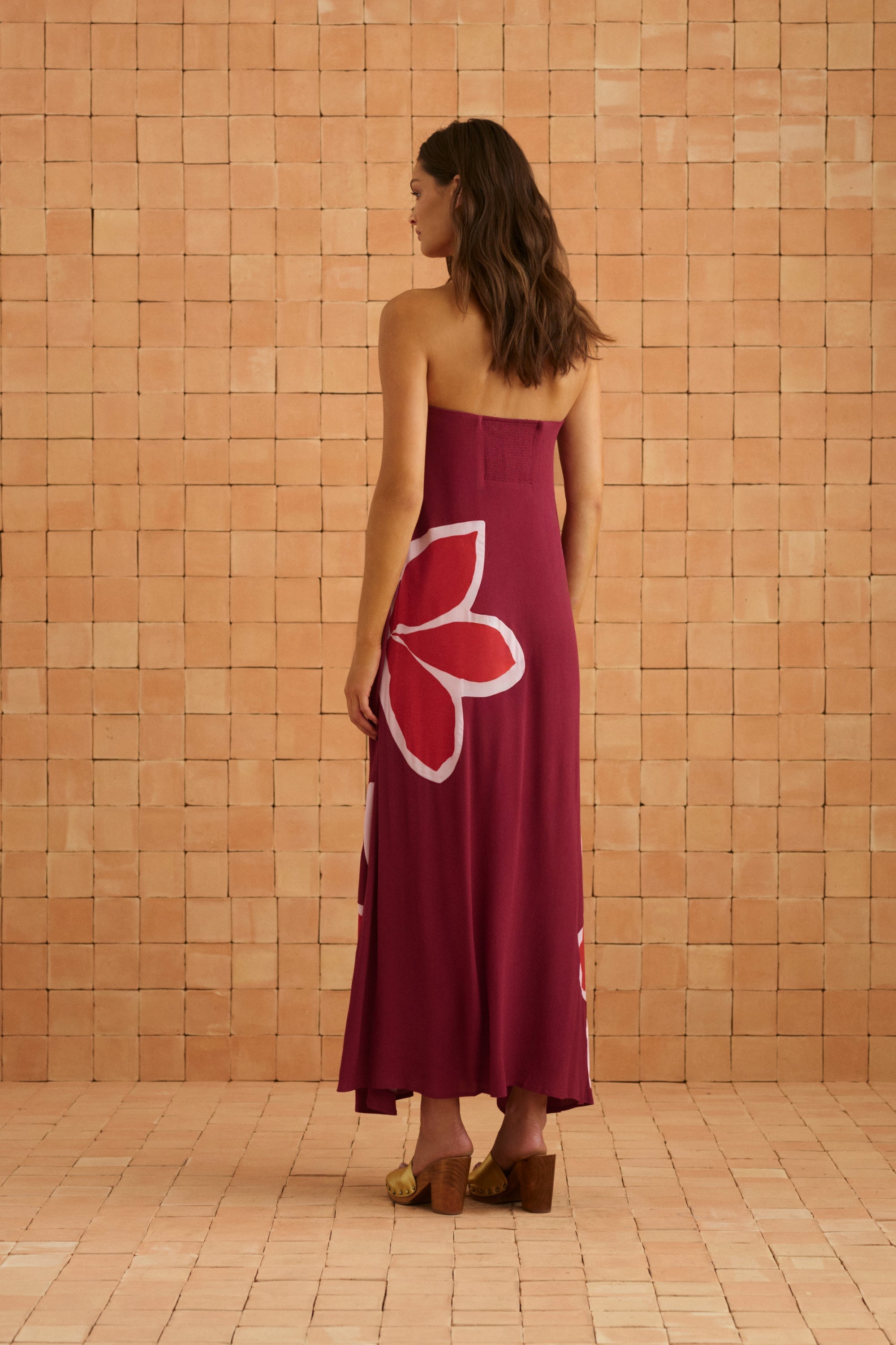 Gina Dress In Gazamia Rosa