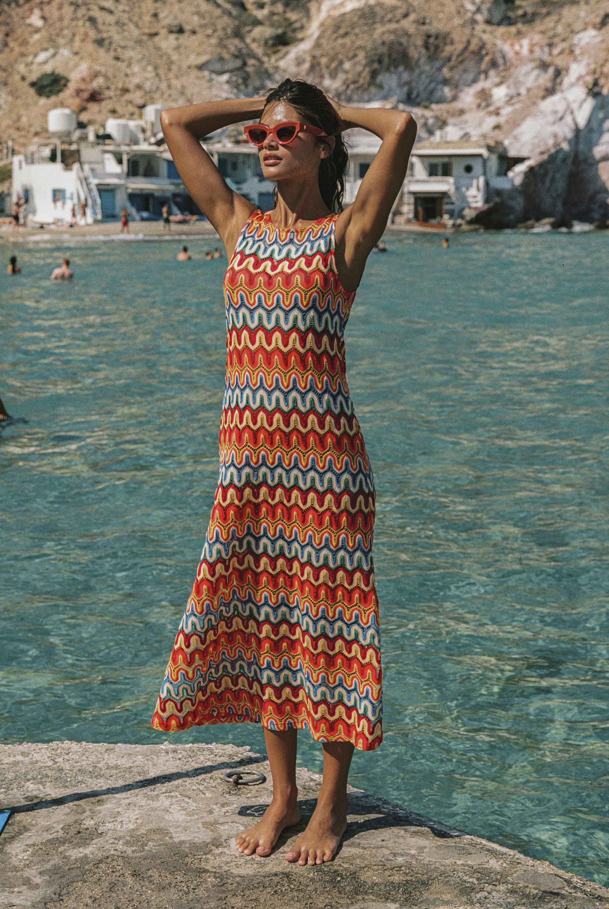 Goldy Dress In Mojito