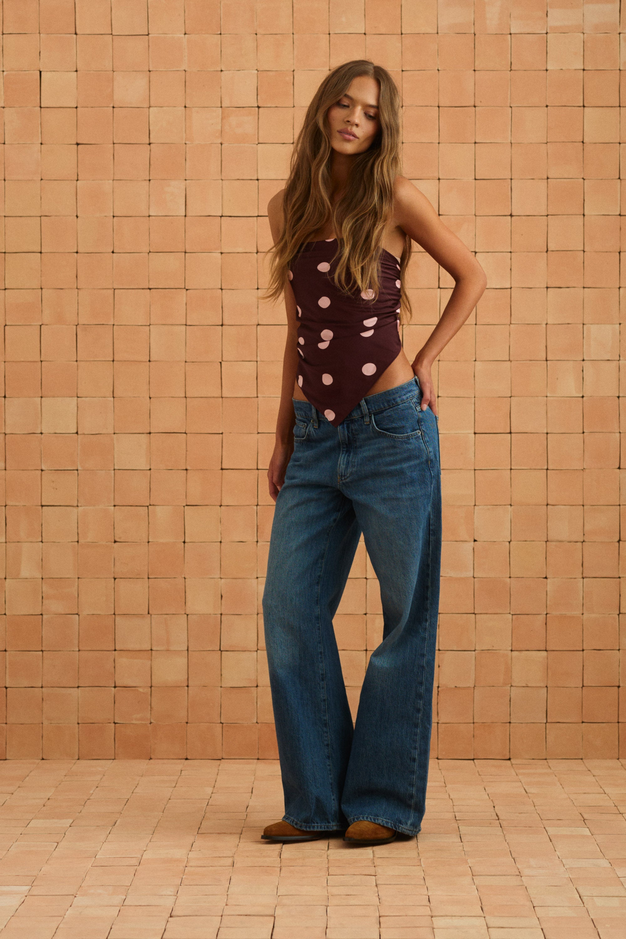 Bobbie Jeans In Dark Denim