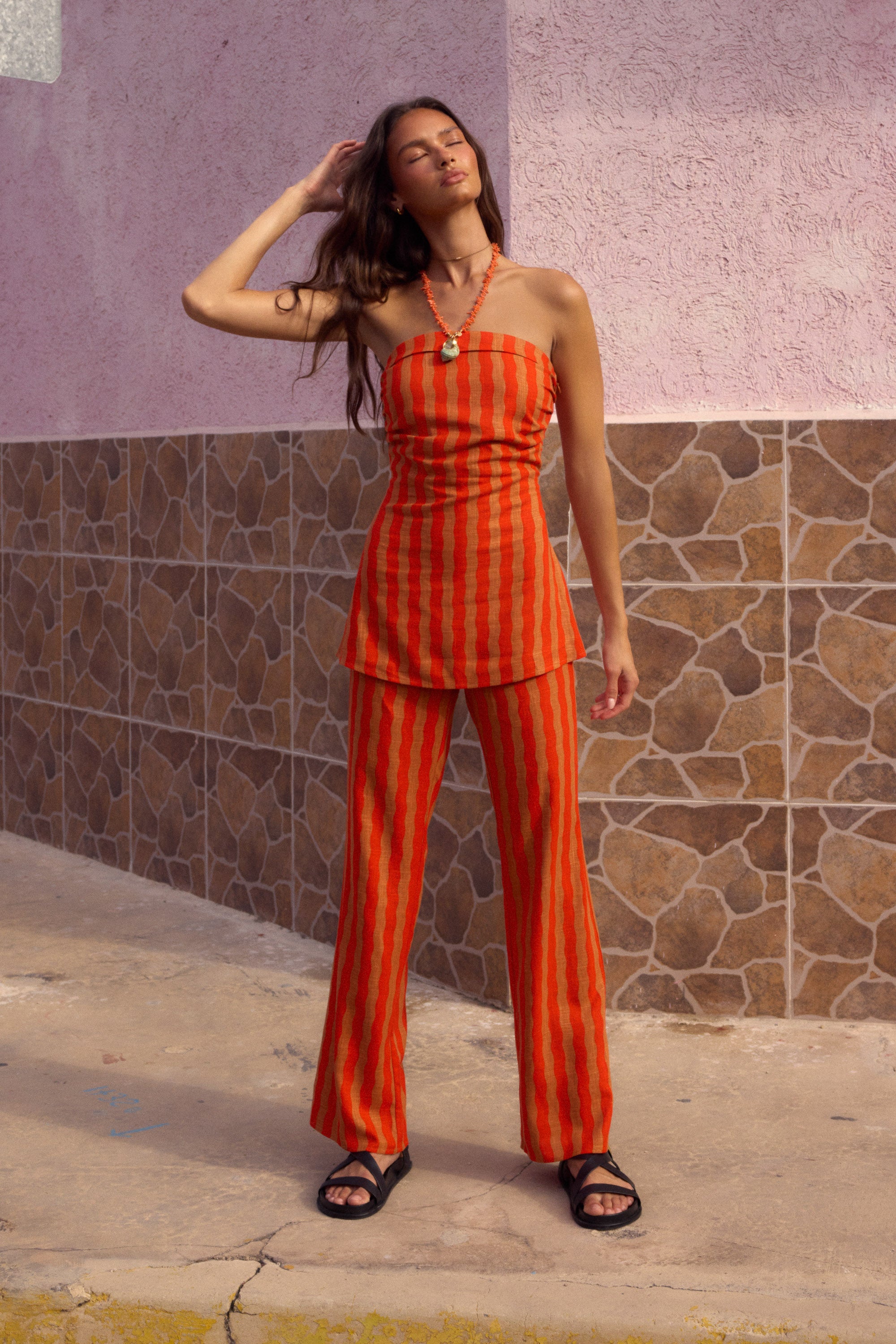 Imogen Top In Papaya