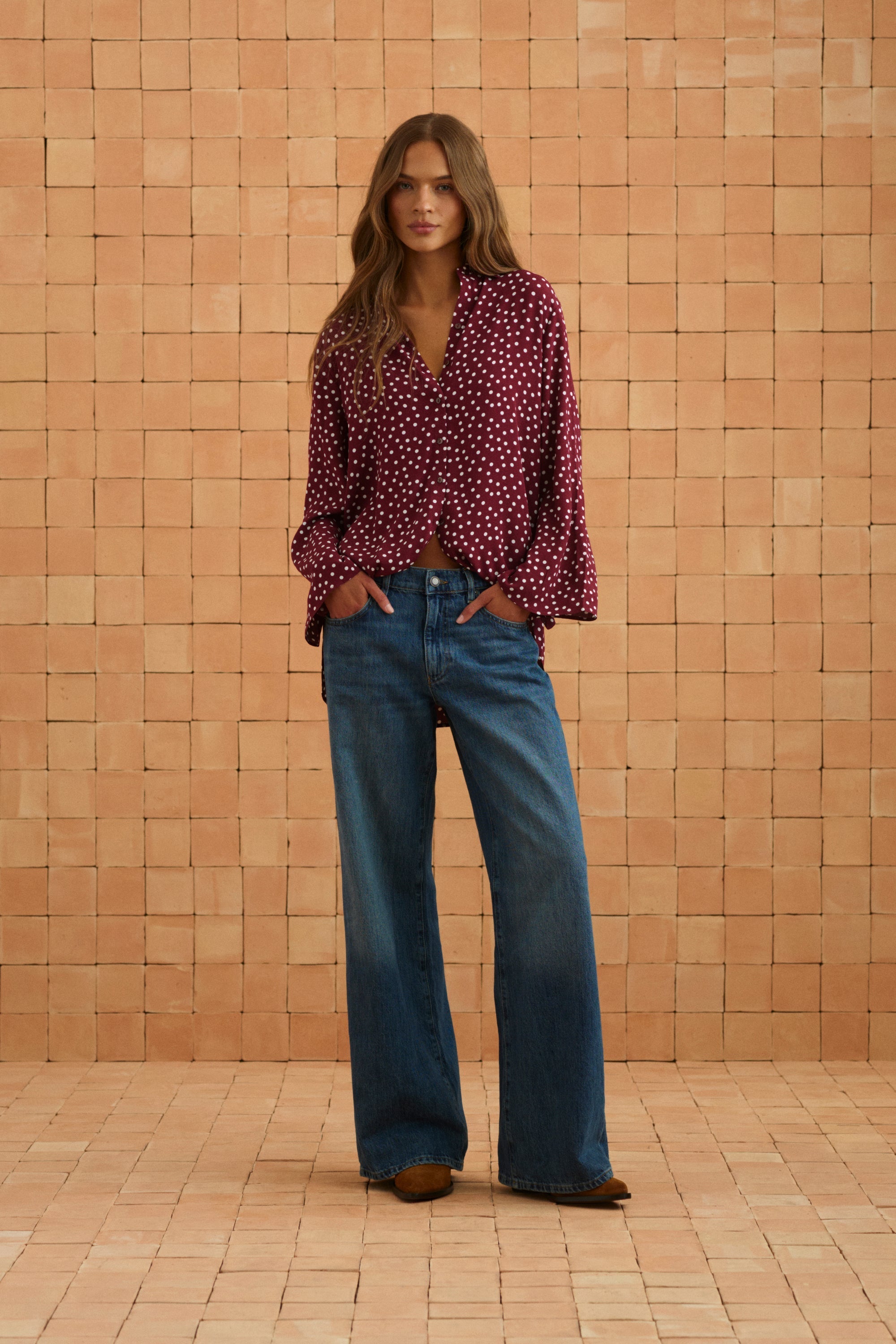 Ingrid Shirt In Dusty