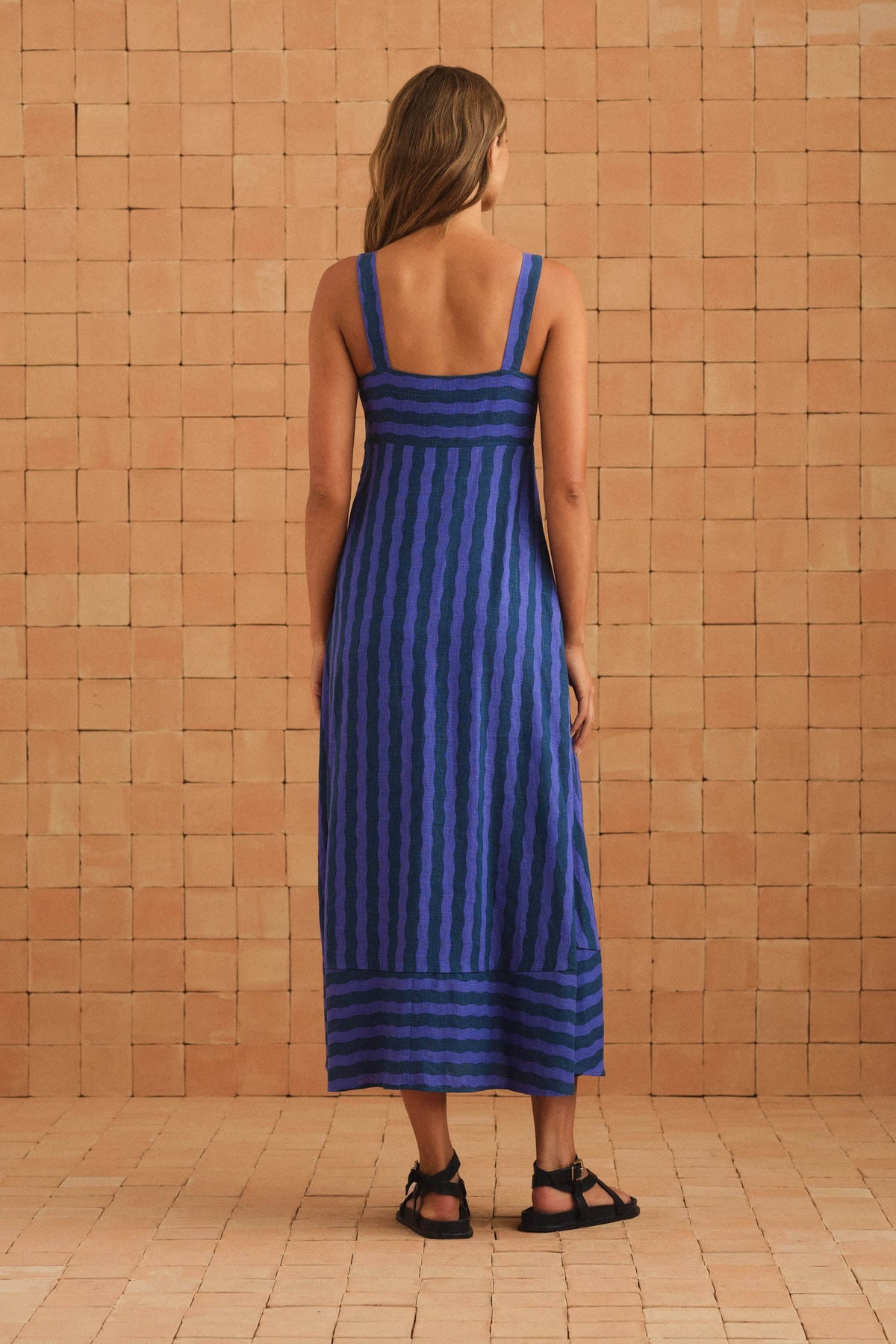 Iris Dress In Melon