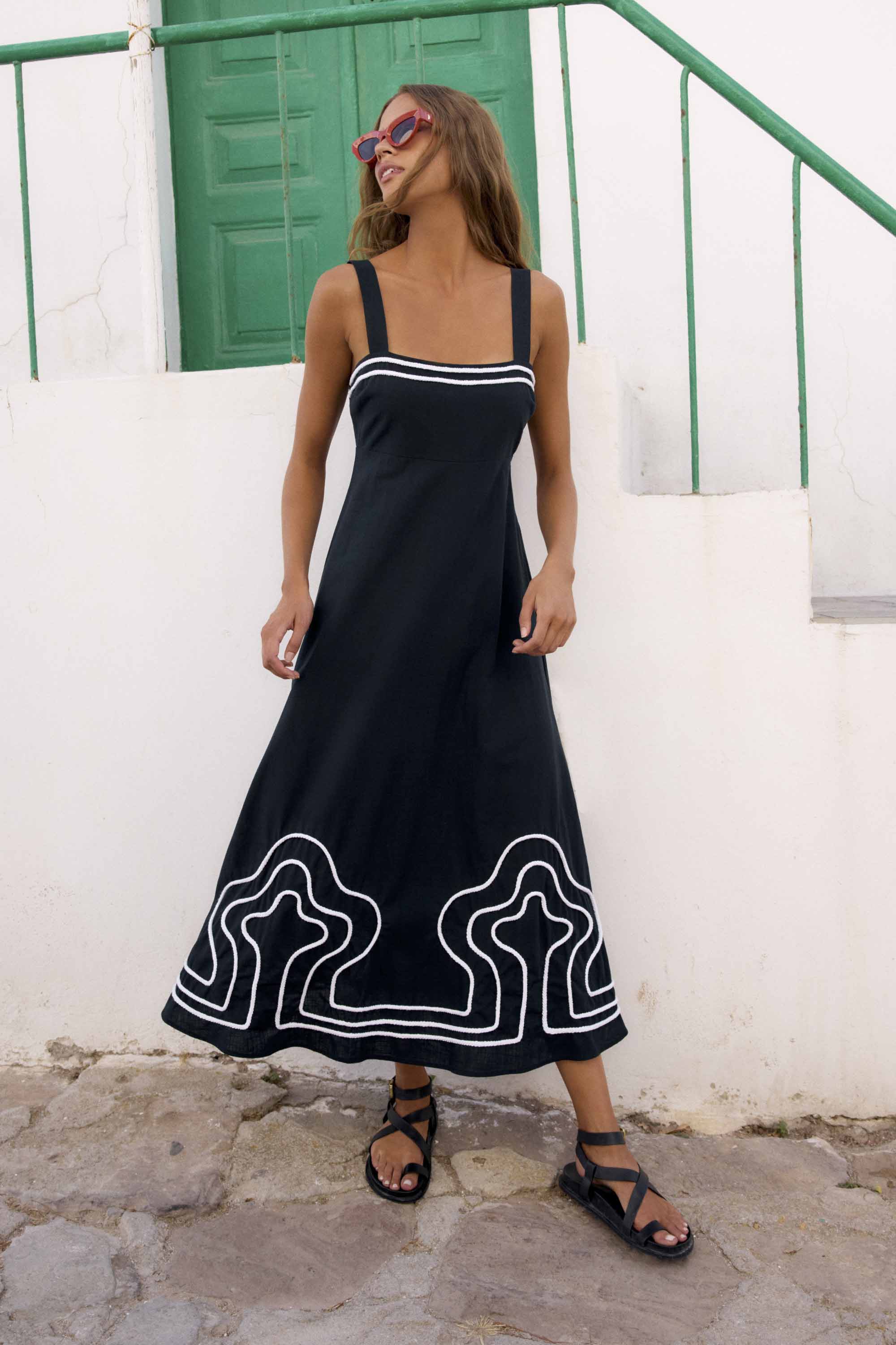 Iris Dress In Nero