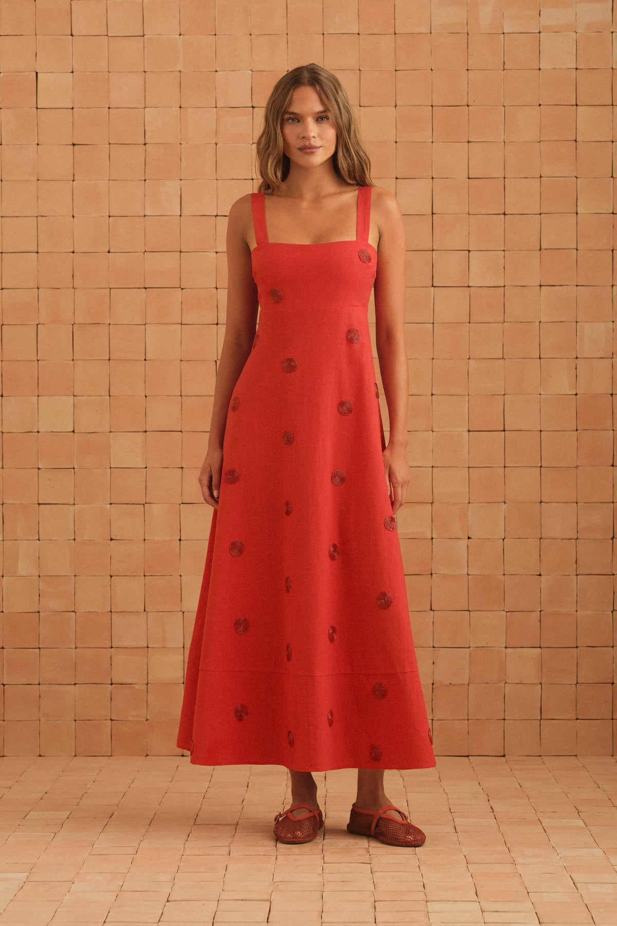 Iris Dress In Rosa