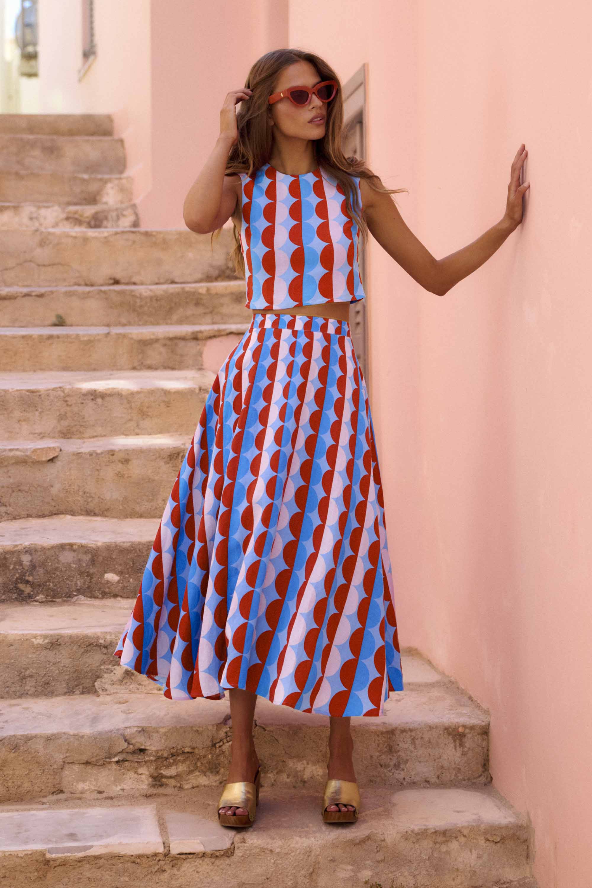 Arlo Skirt In Kaleido
