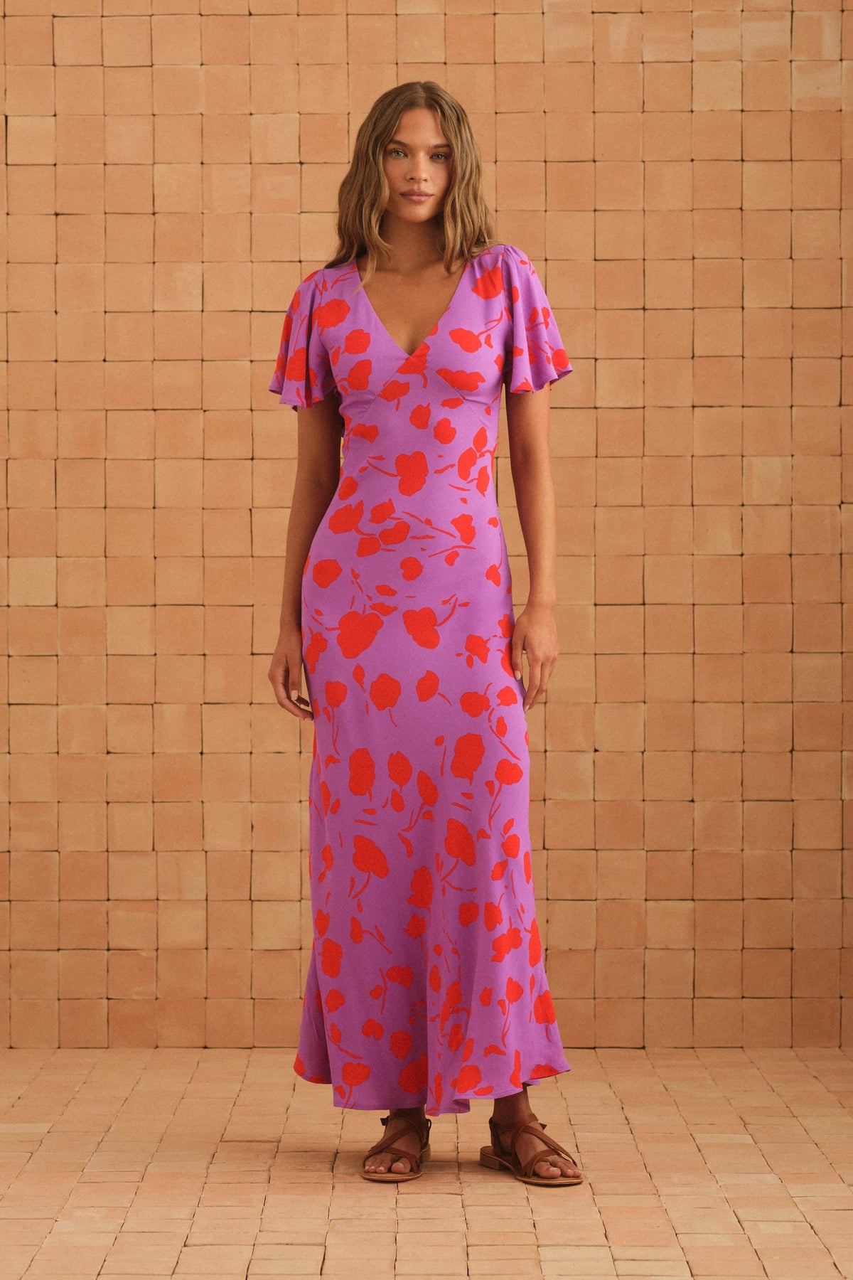 Isabella Dress In Fuchsia