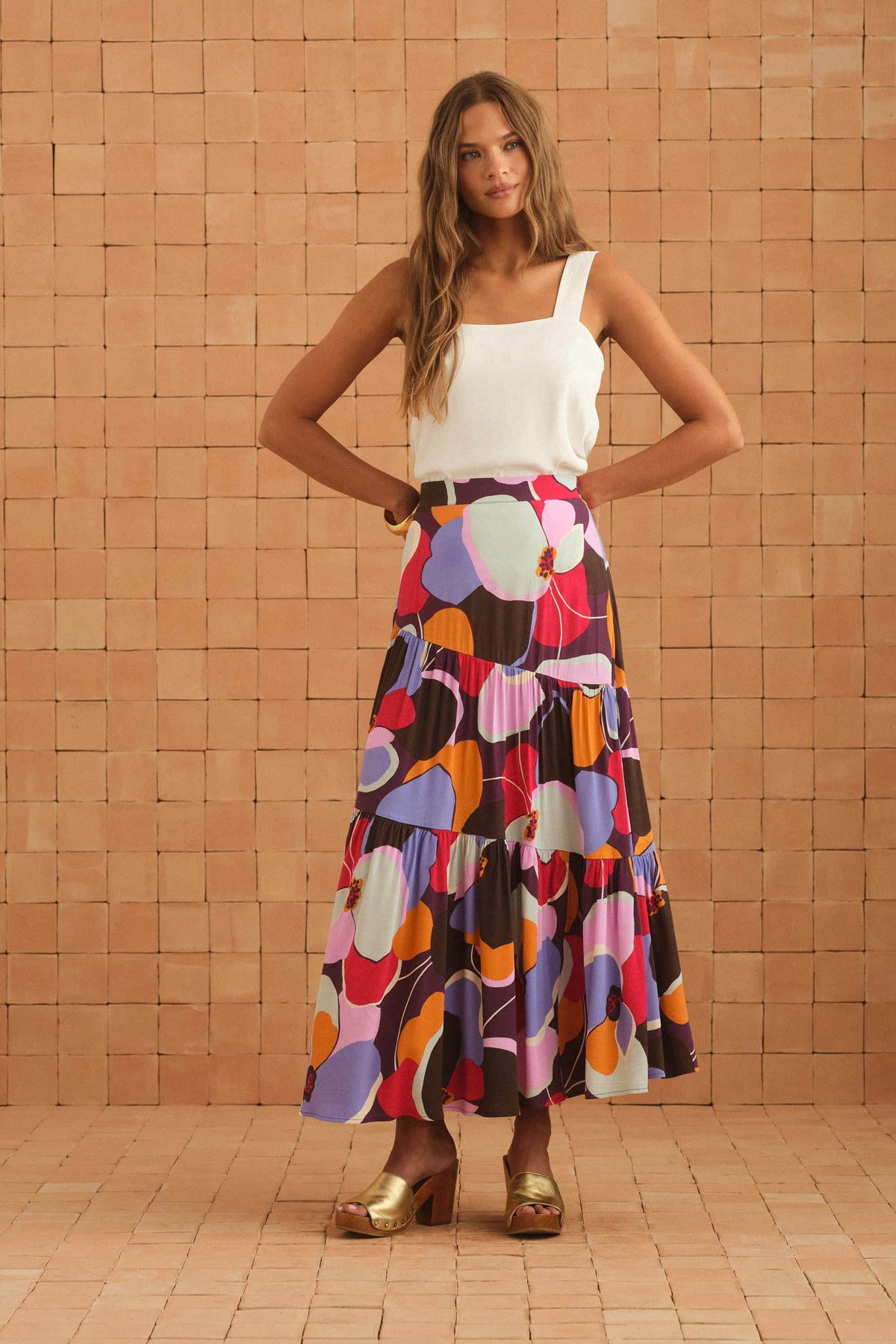 Skylar Skirt In Peonia