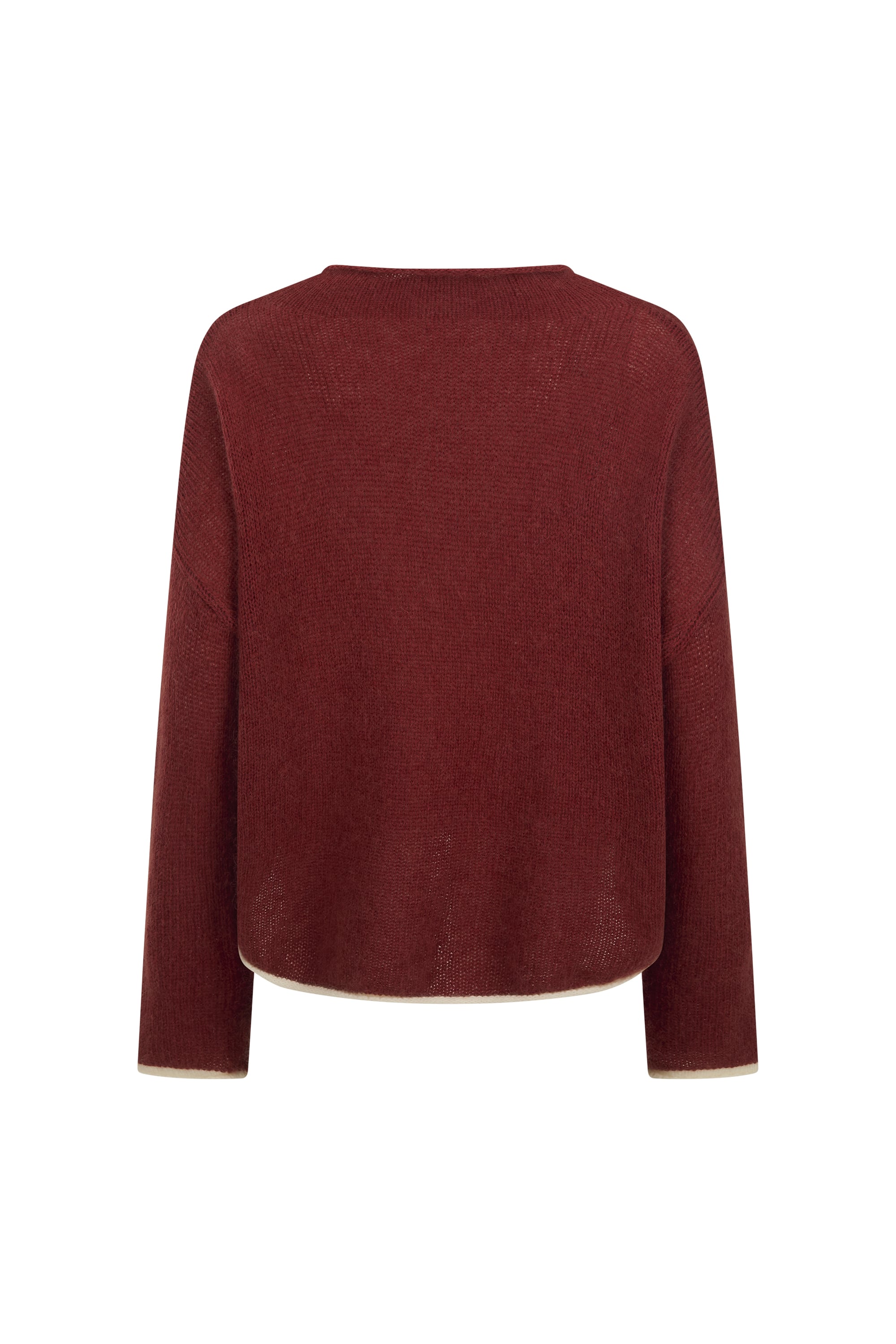 Jaz Knit Sweater In Sangria