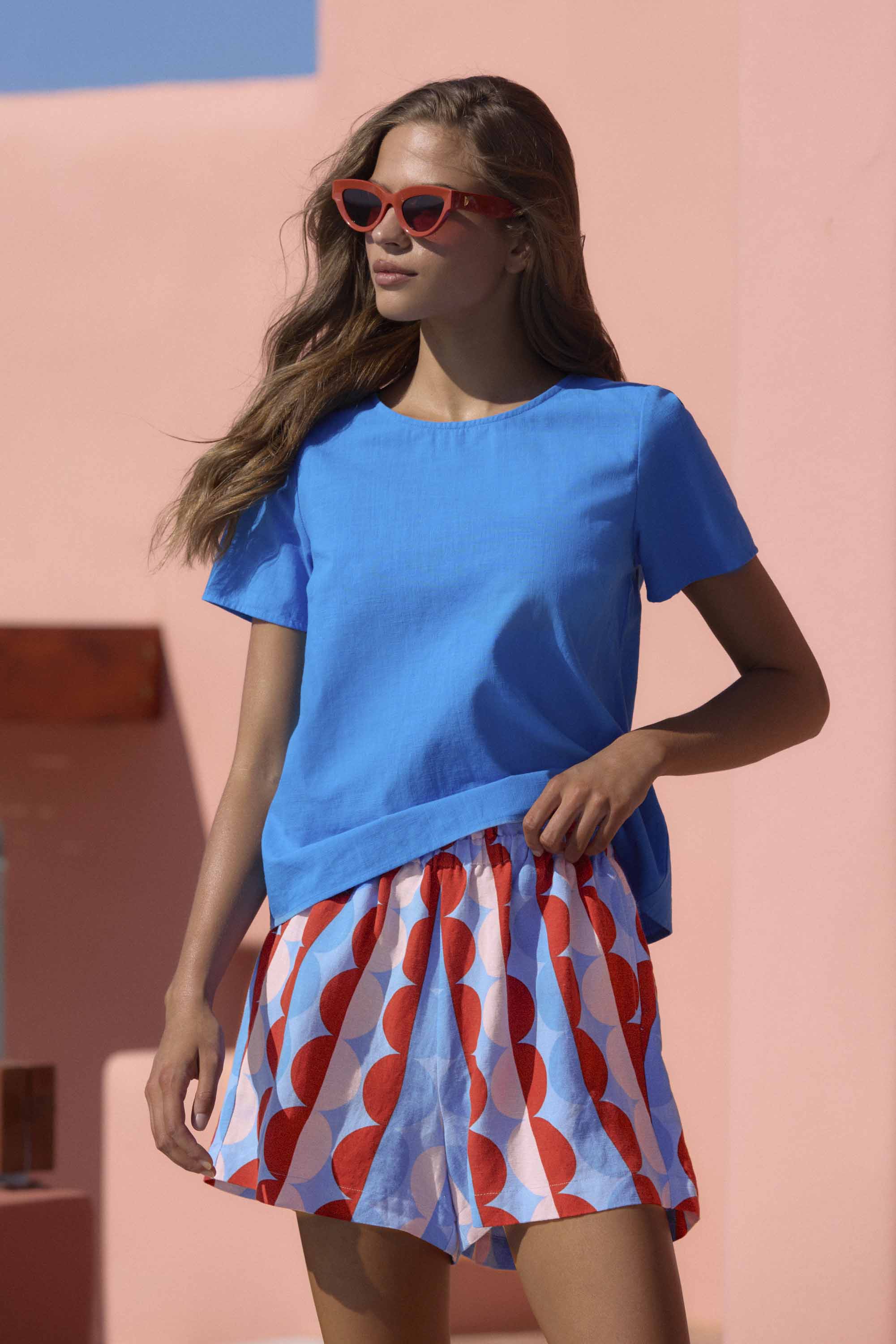 Kat Shorts In Kaleido