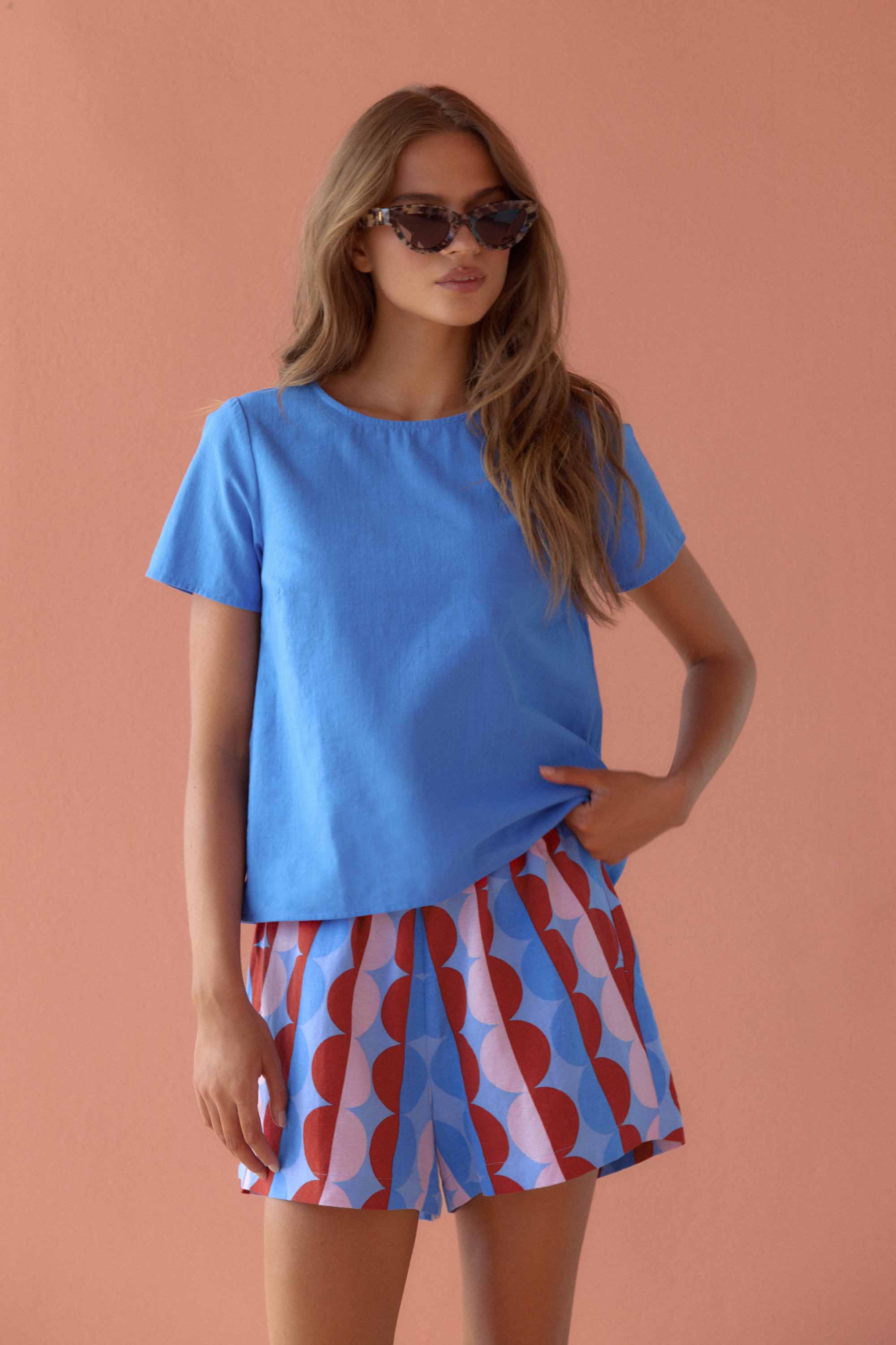 Kat Shorts In Kaleido