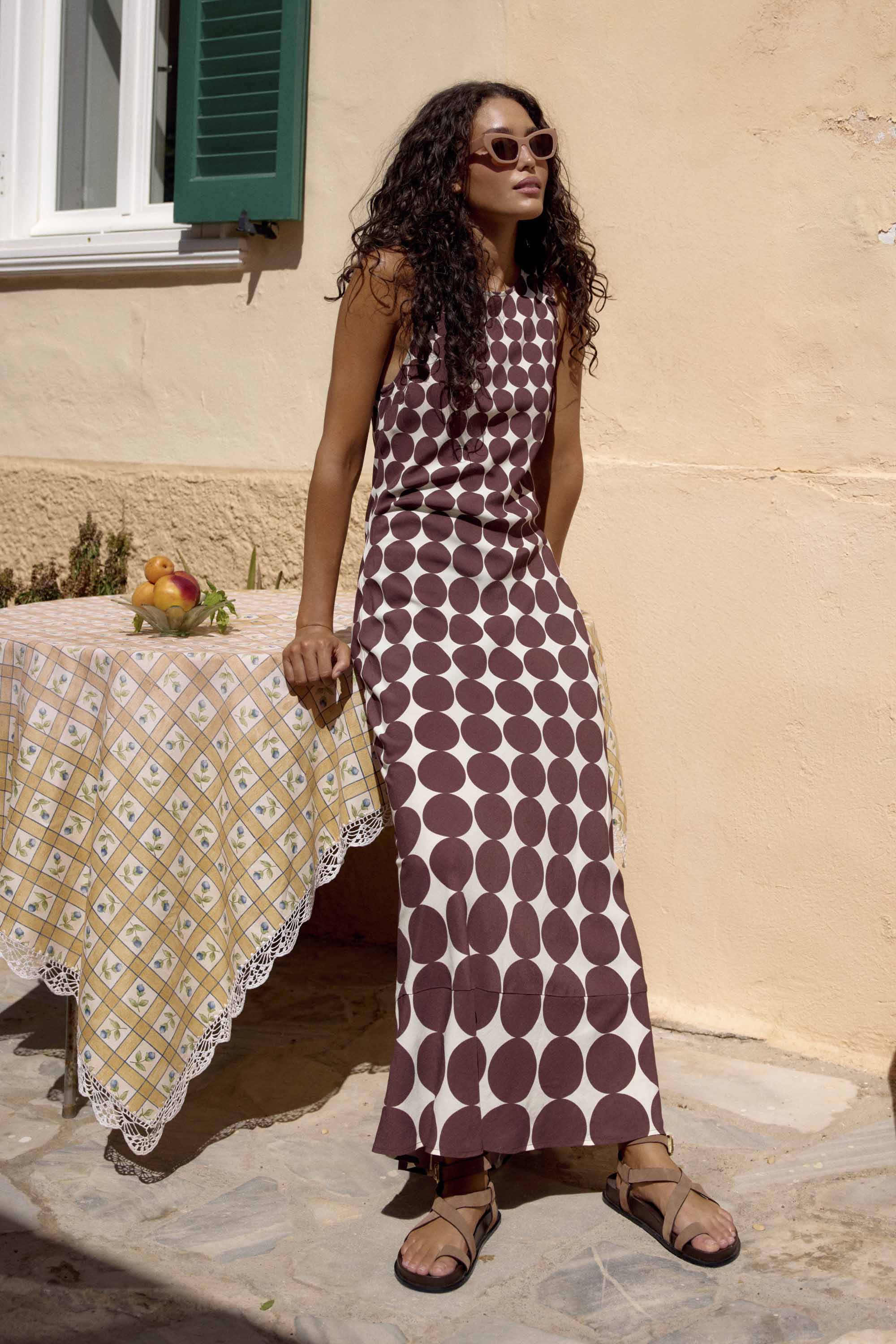 Lea Dress In Cocoa