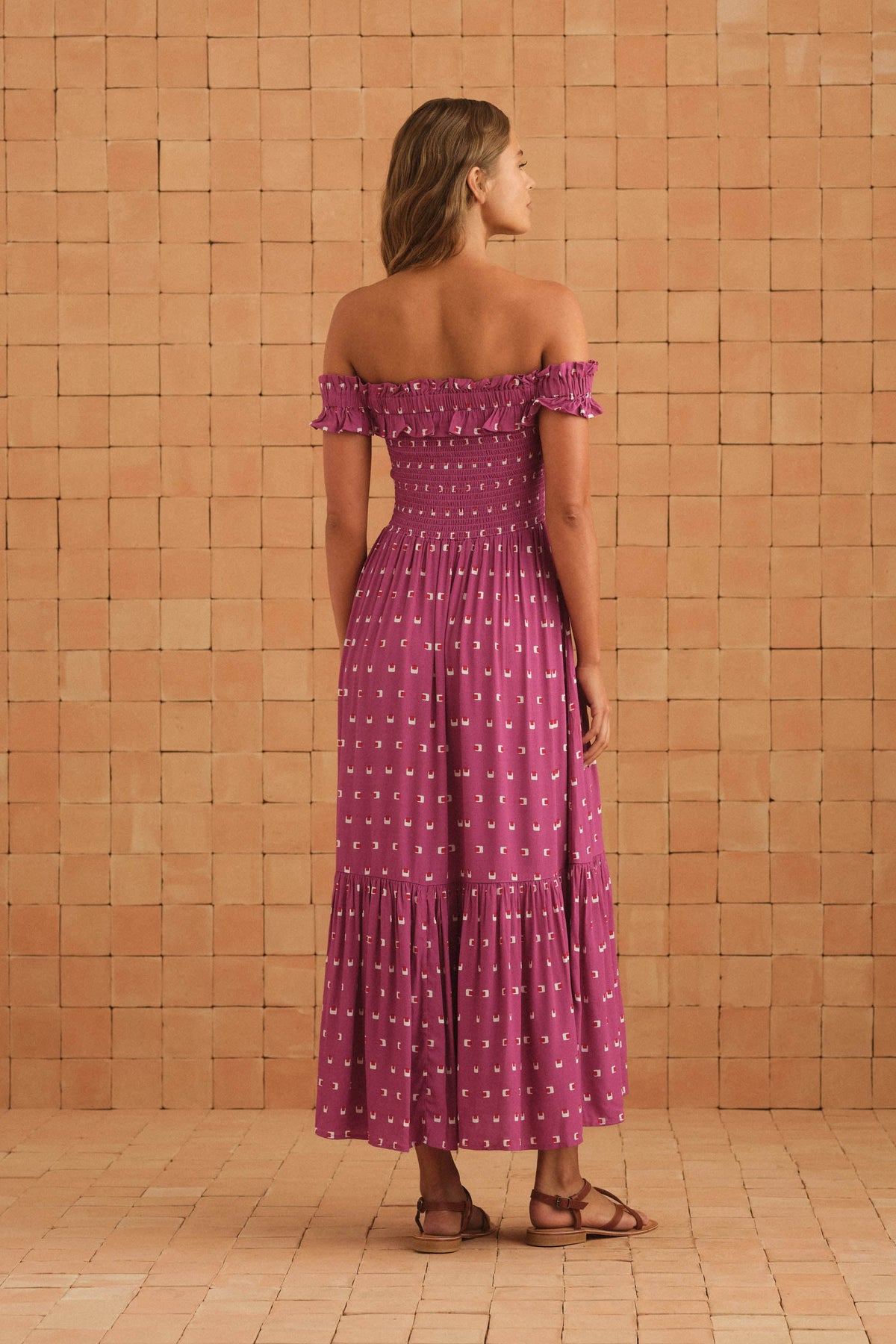 Lido Dress In Tamarillo