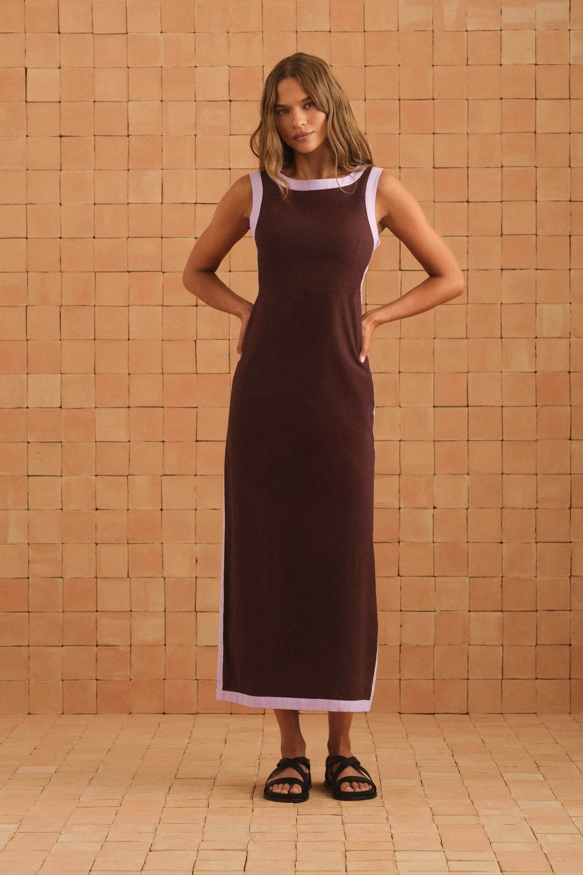 Liv Dress In Liquorice