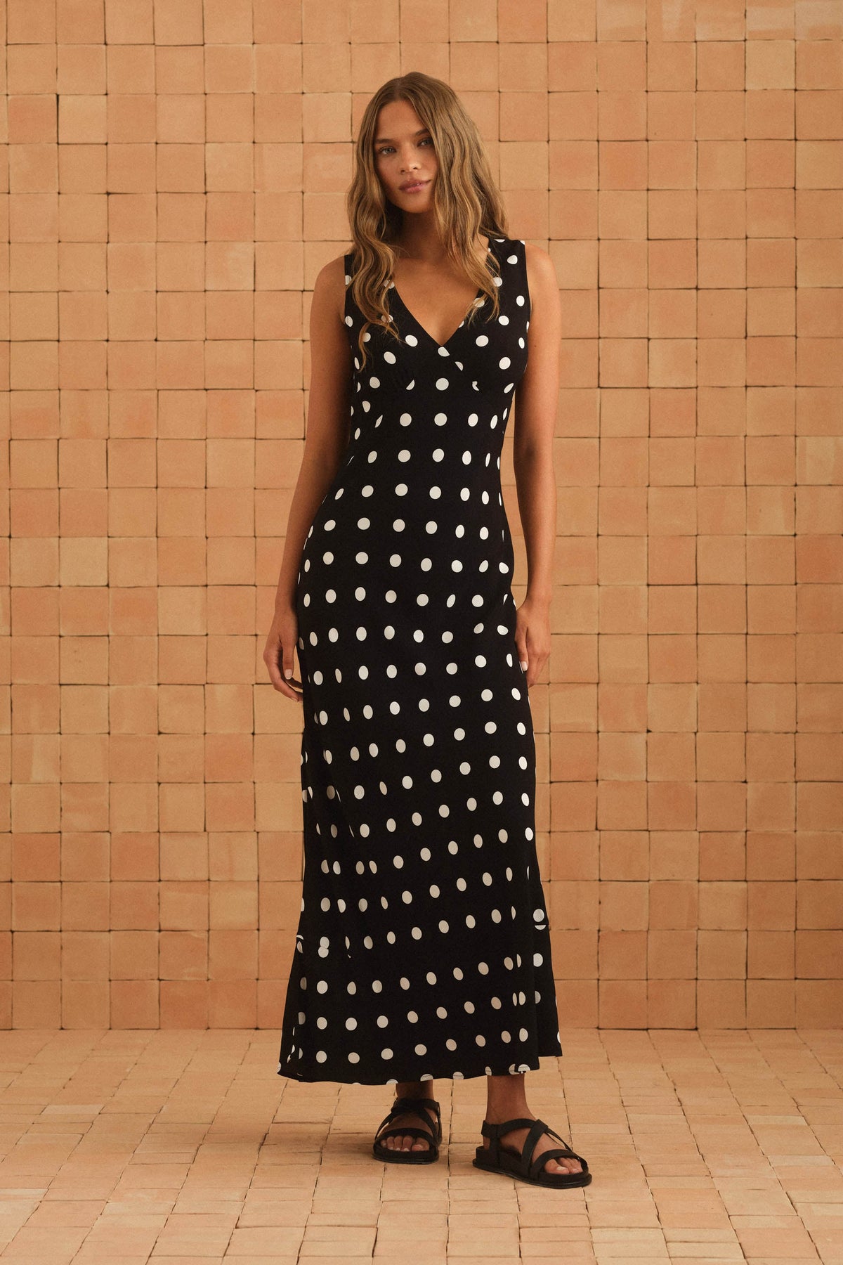 Loren Dress In Pepita