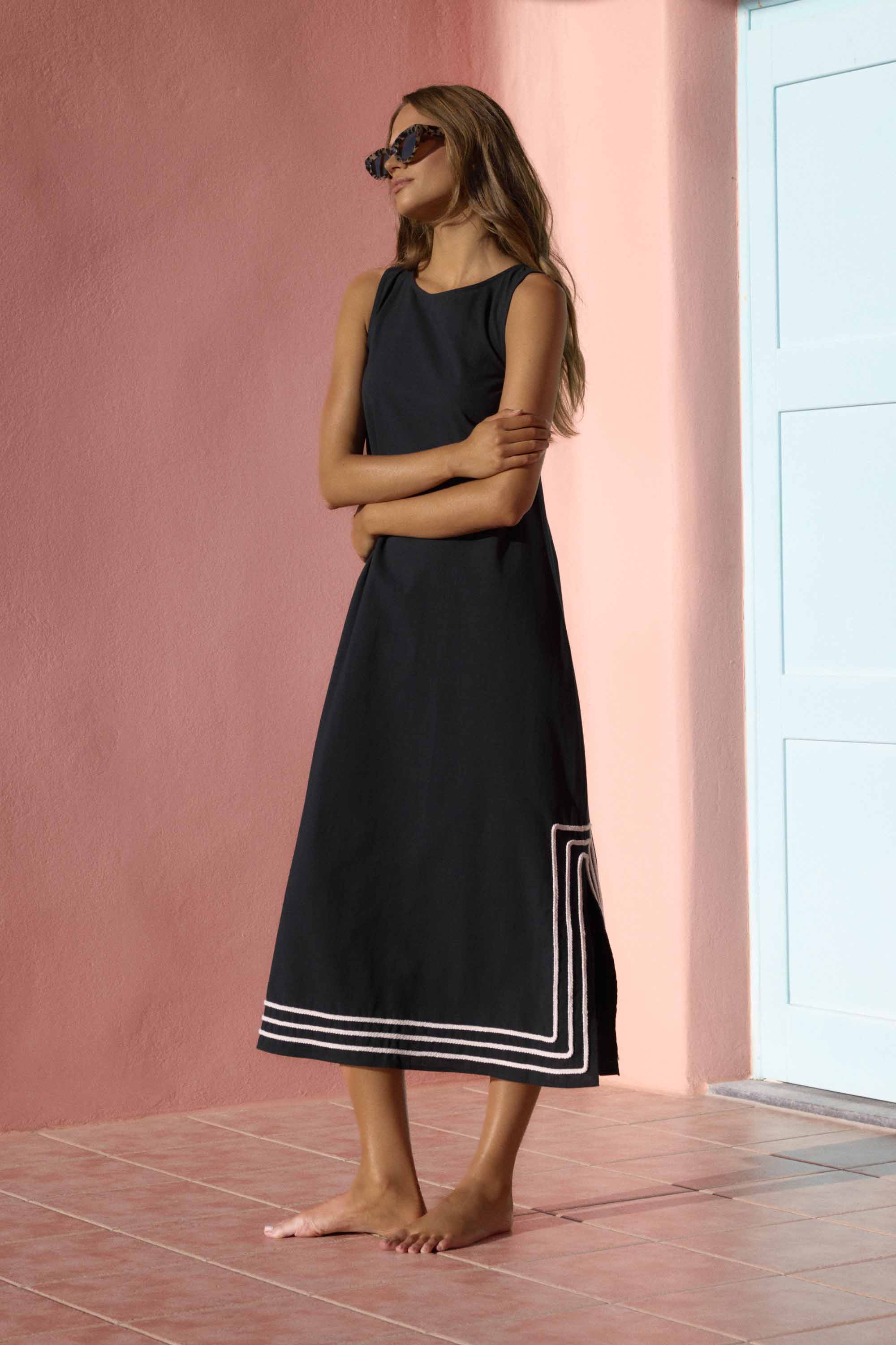 Margot Dress In Nero