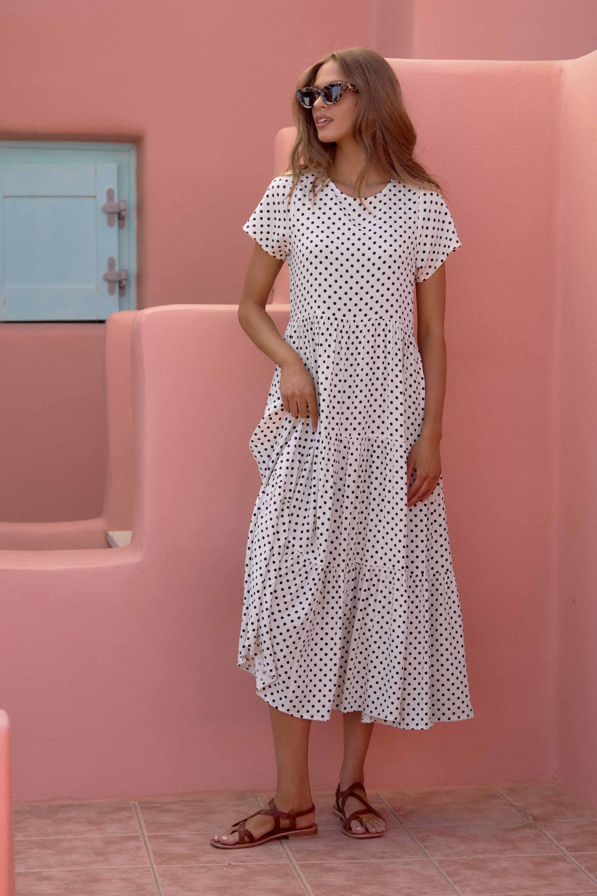 Mili Dress In Coco Spot