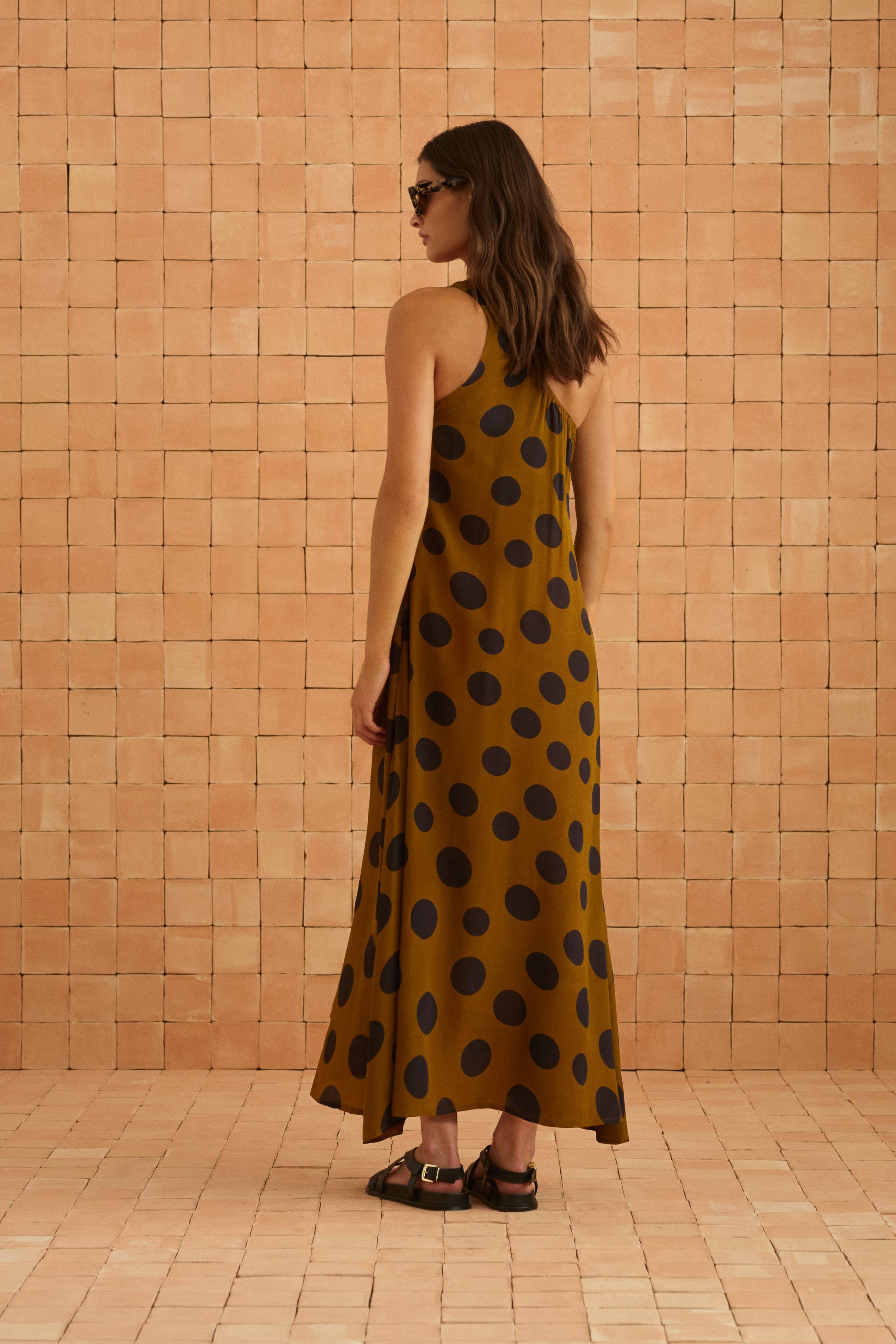 Minka Dress In Ginger Spot