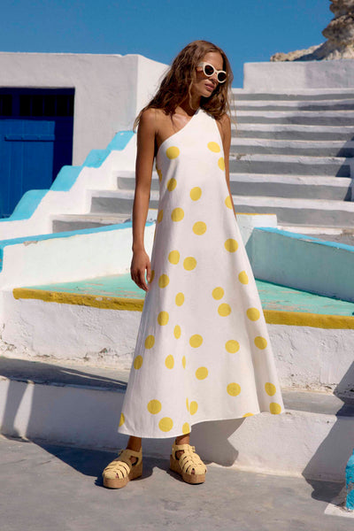 minka maxi dress In Helios 16 AU / 12 US while the thin adjustable Color:Yellow/Silver clearance_aug24 Stylish Black And Gray