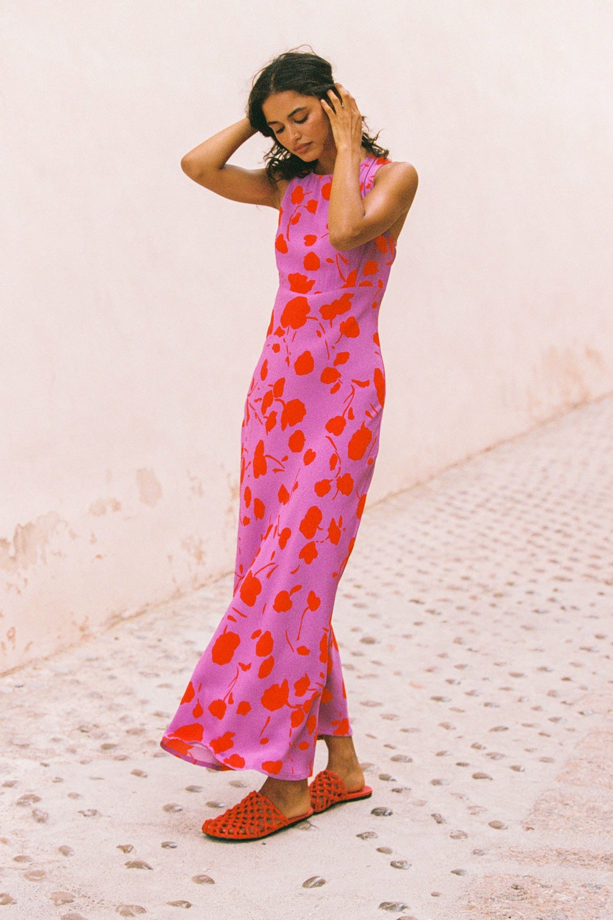 Misty Dress In Fuchsia