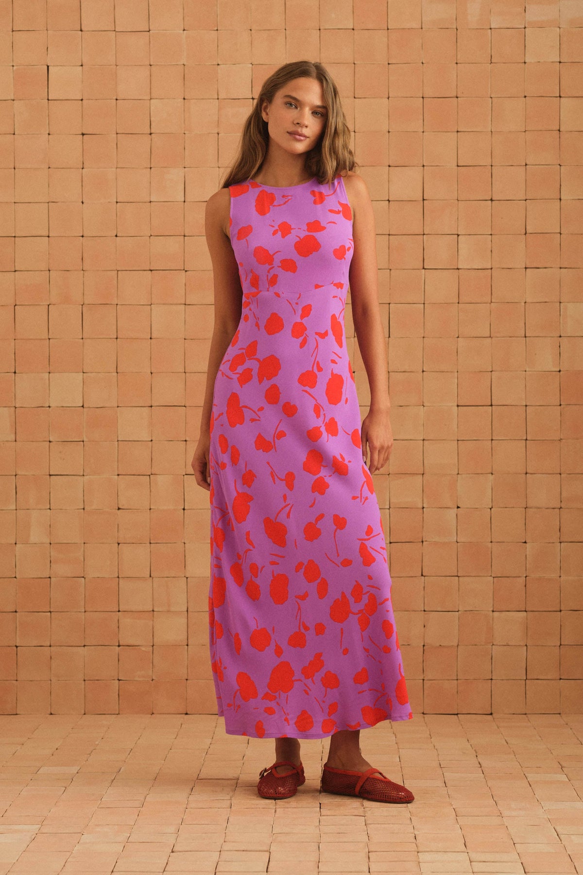 Misty Dress In Fuchsia